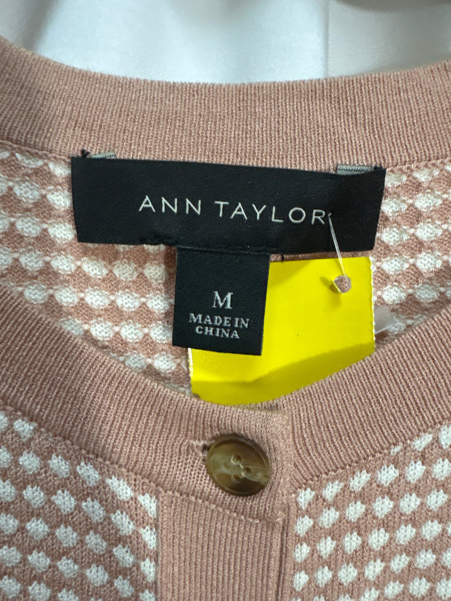 Cardigan By Ann Taylor In Mauve, Size: M