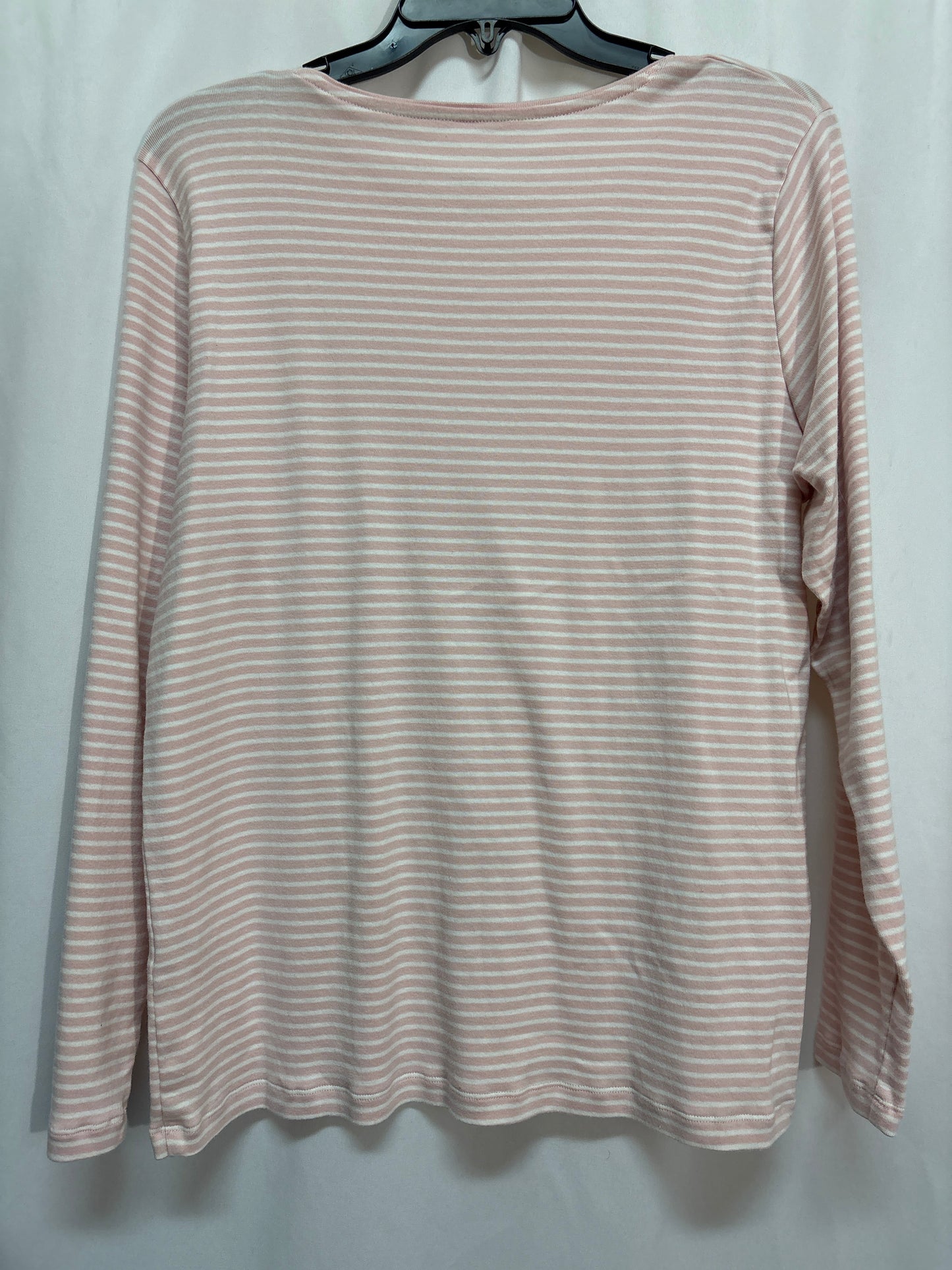 Top Long Sleeve By Christopher And Banks In Pink, Size: Xl