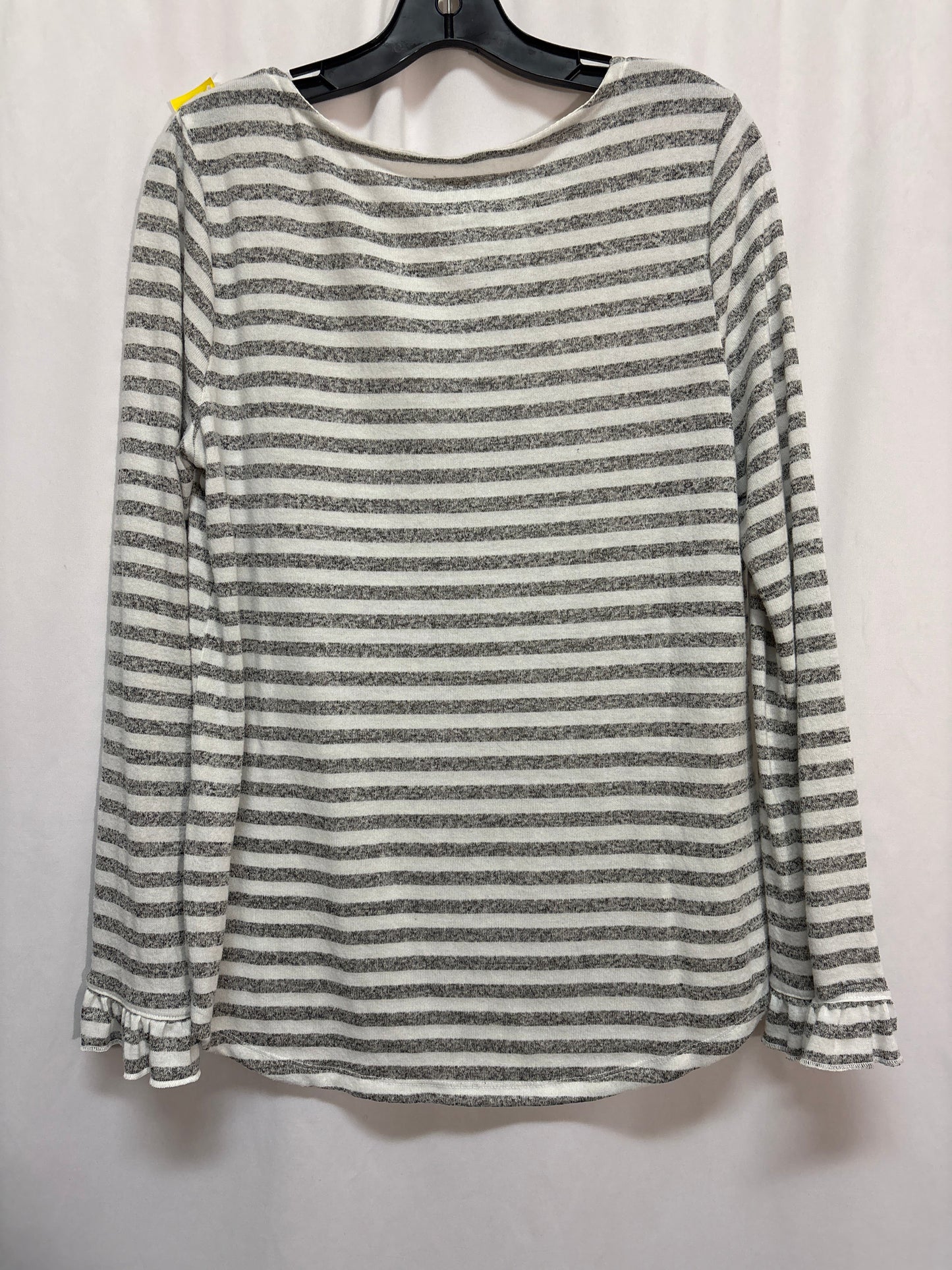 Top Long Sleeve By Maurices In Black & White, Size: L