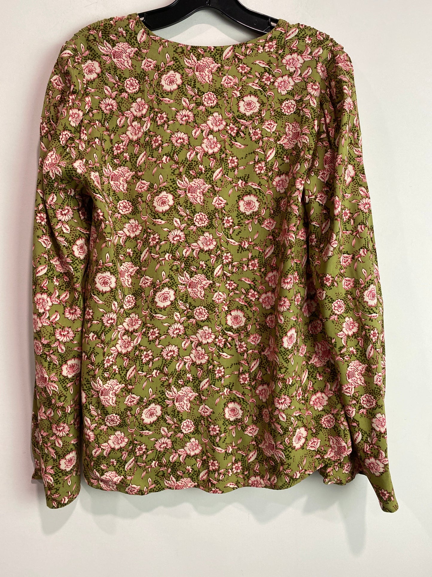 Top Long Sleeve By Jessica Simpson In Green, Size: S