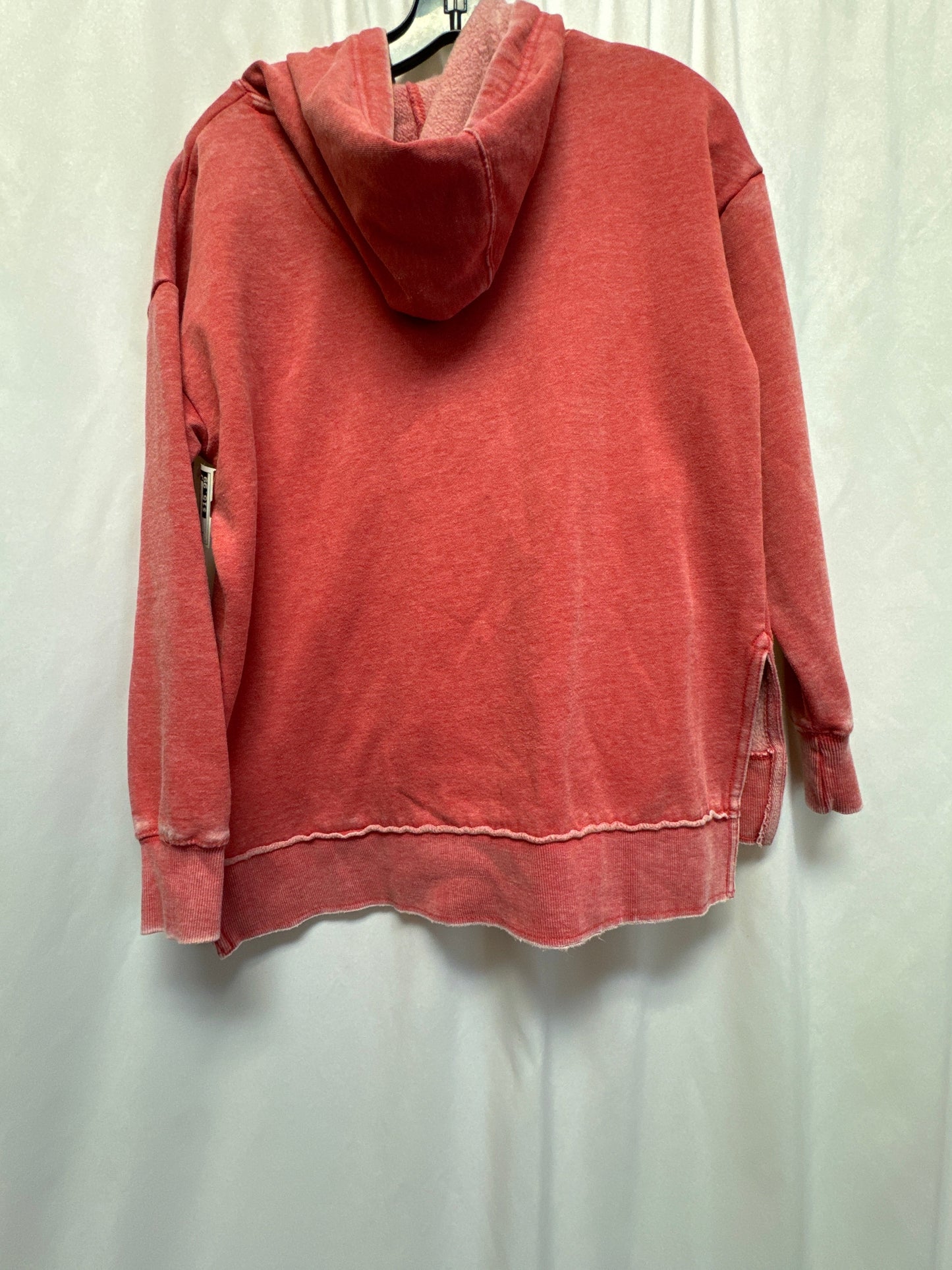 Sweatshirt Hoodie By Clothes Mentor In Red, Size: S