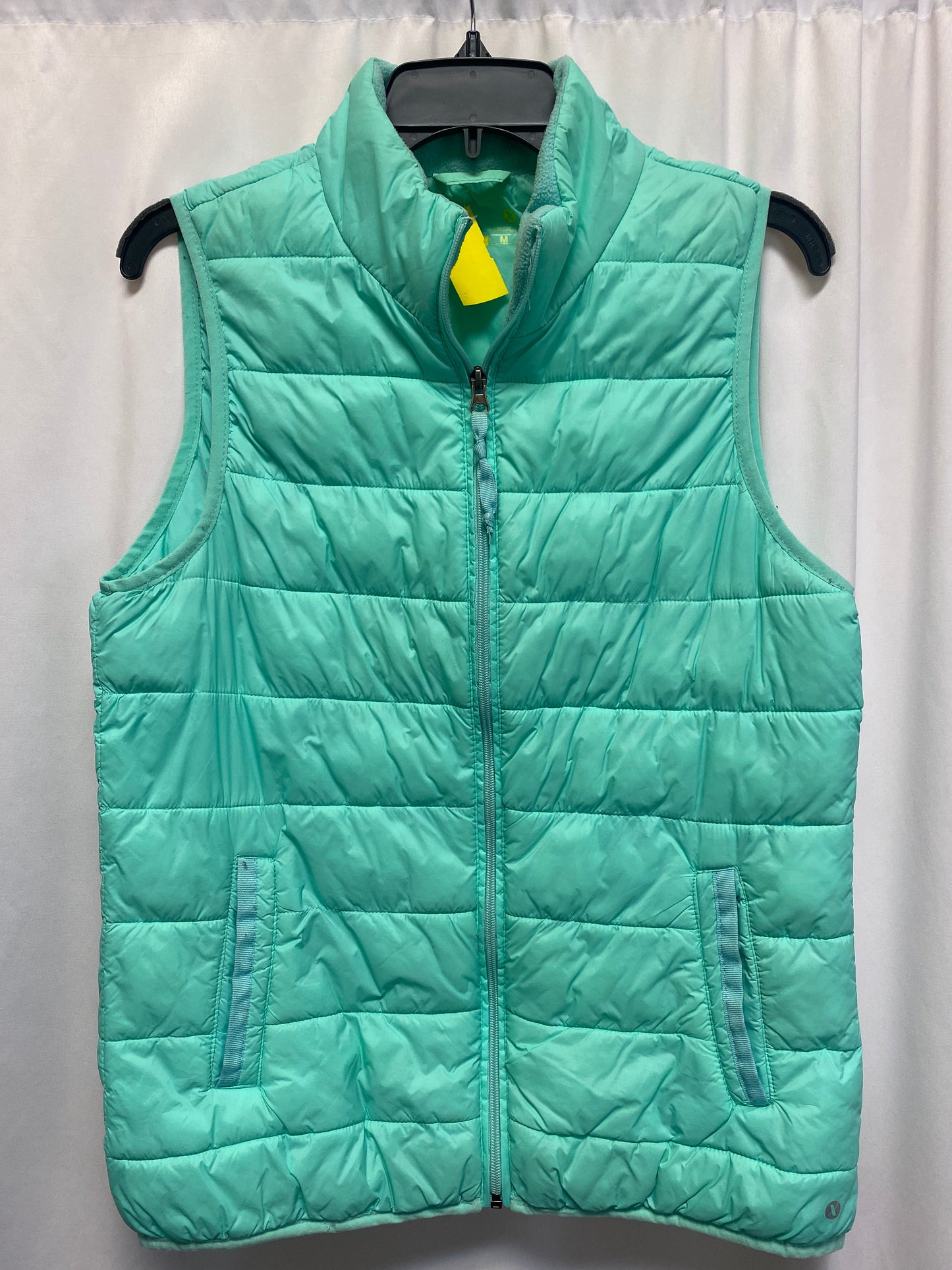 Vest Puffer & Quilted By Xersion In Green, Size: M