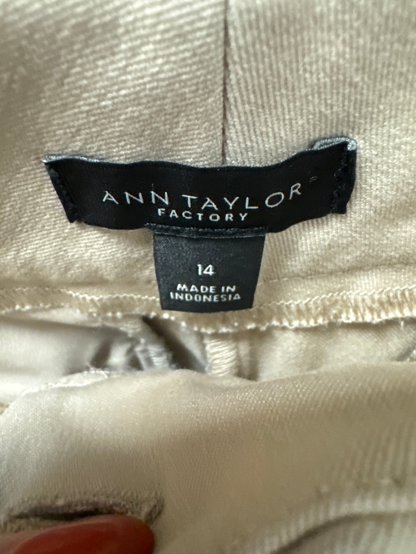 Pants Dress By Ann Taylor In Beige, Size: 14