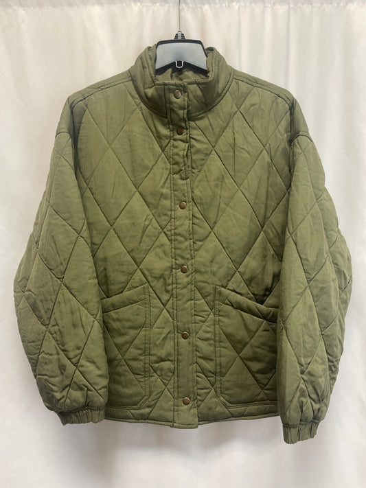 Coat Puffer & Quilted By Sanctuary In Green, Size: L