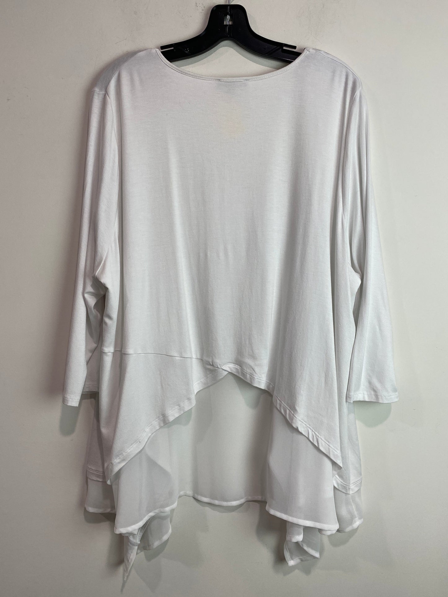 Cardigan By Lane Bryant In White, Size: 1x