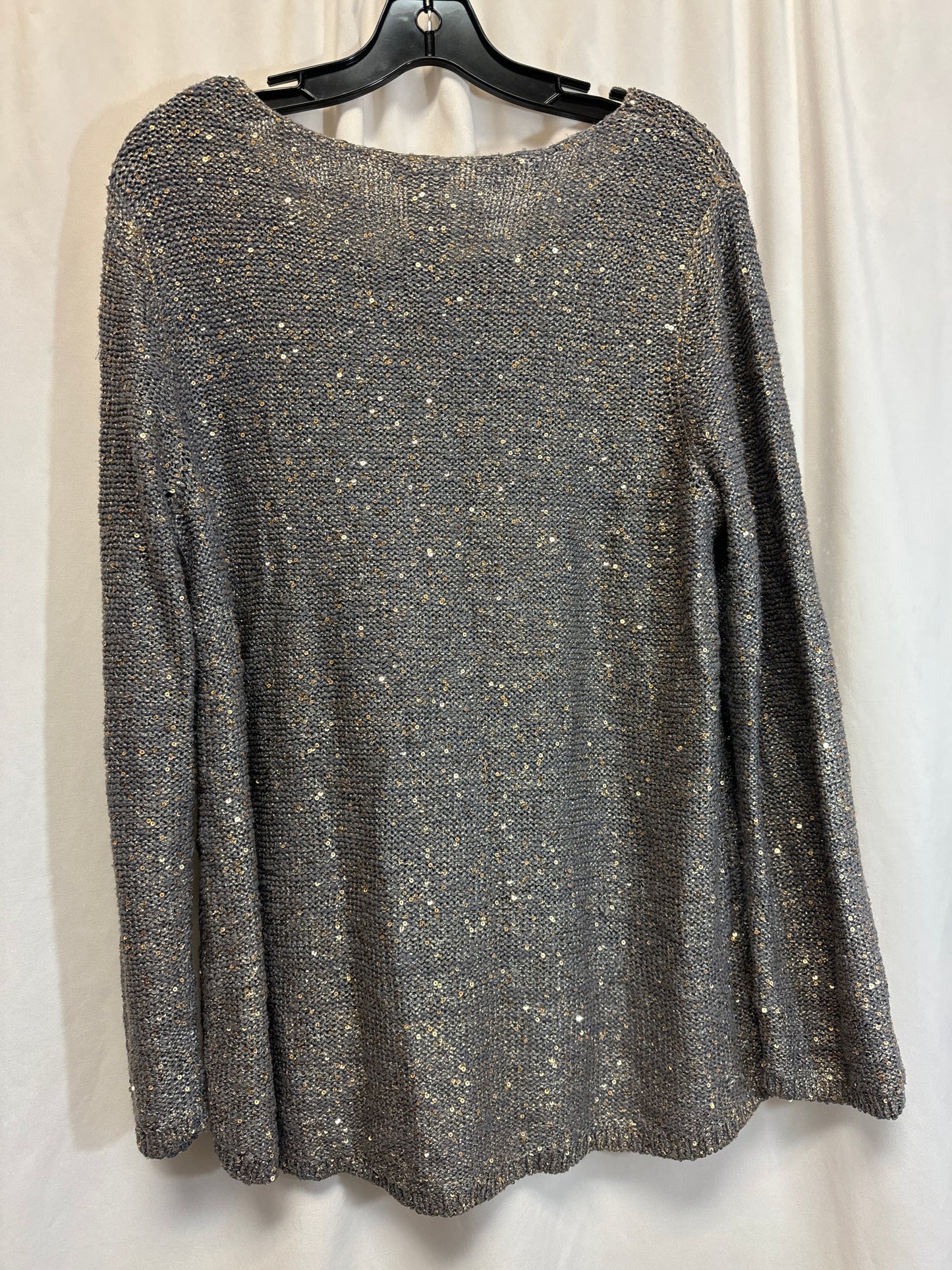 Sweater By Chicos In Grey, Size: S