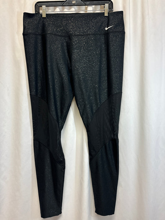 Athletic Leggings By Nike In Black, Size: Xxl