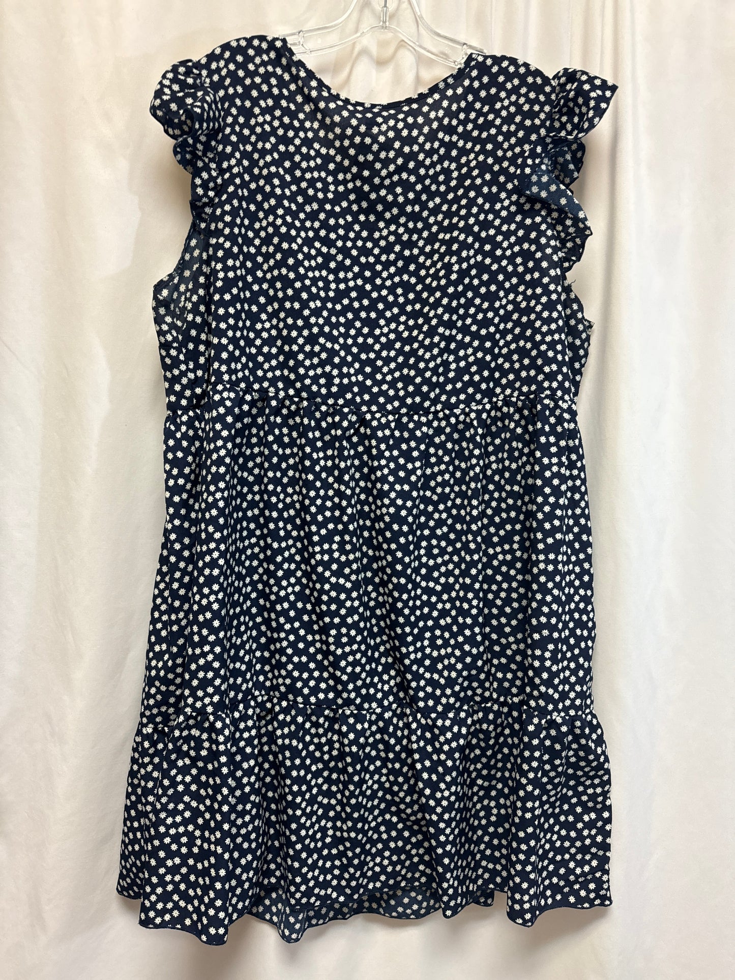 Dress Casual Midi By Shein In Blue, Size: 2x