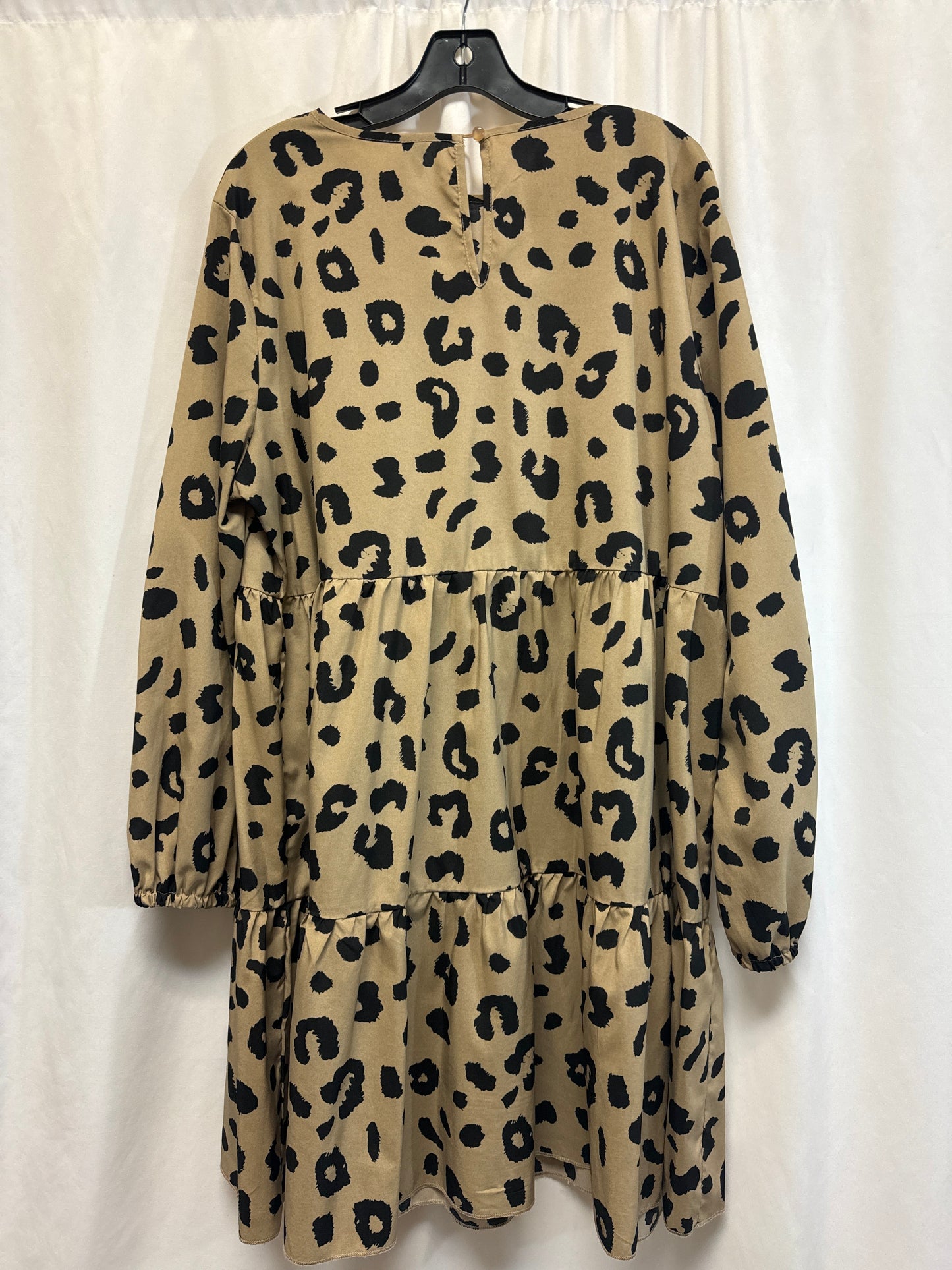 Dress Casual Midi By Shein In Animal Print, Size: 2x