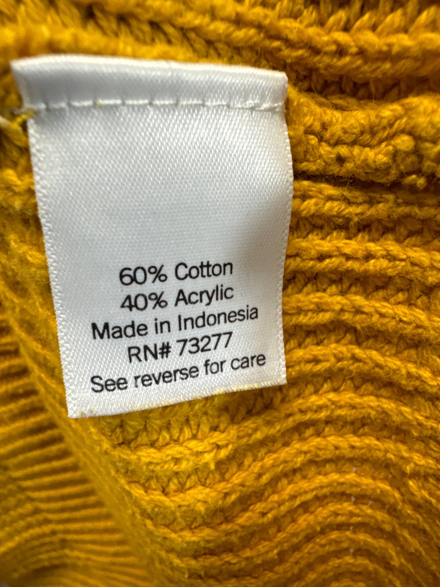 Sweater By Croft And Barrow In Yellow, Size: 3x