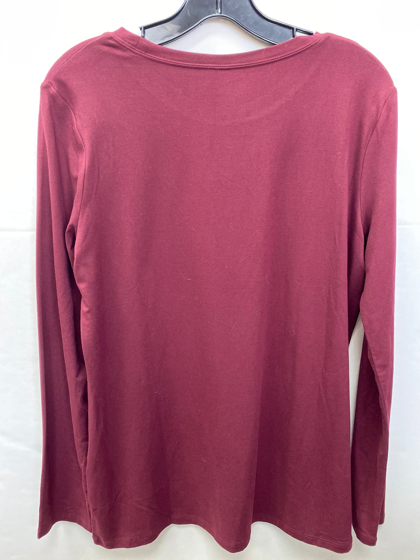 Top Long Sleeve By Zenana Outfitters In Purple, Size: Xl