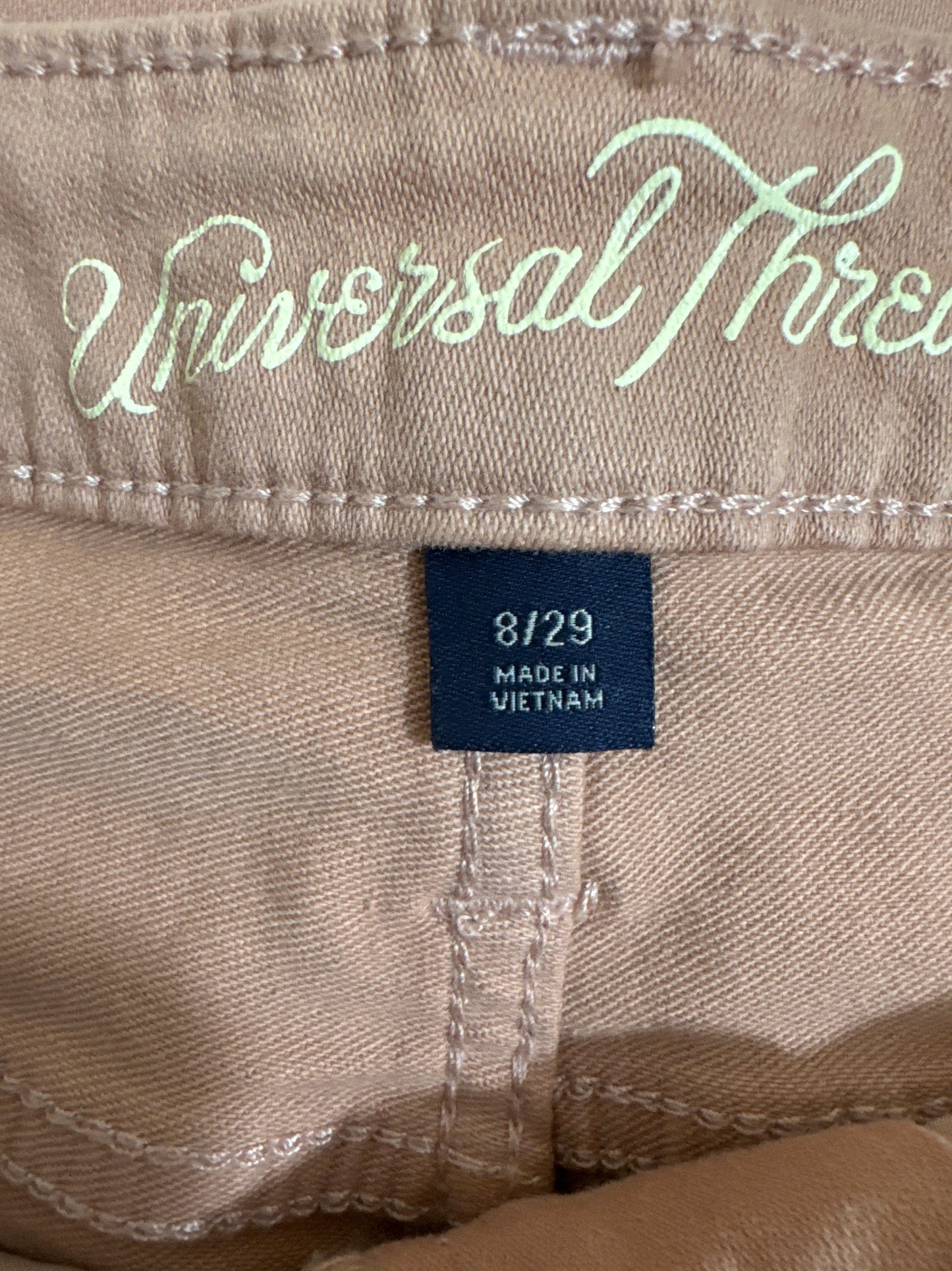 Jeans Skinny By Universal Thread In Beige, Size: 8