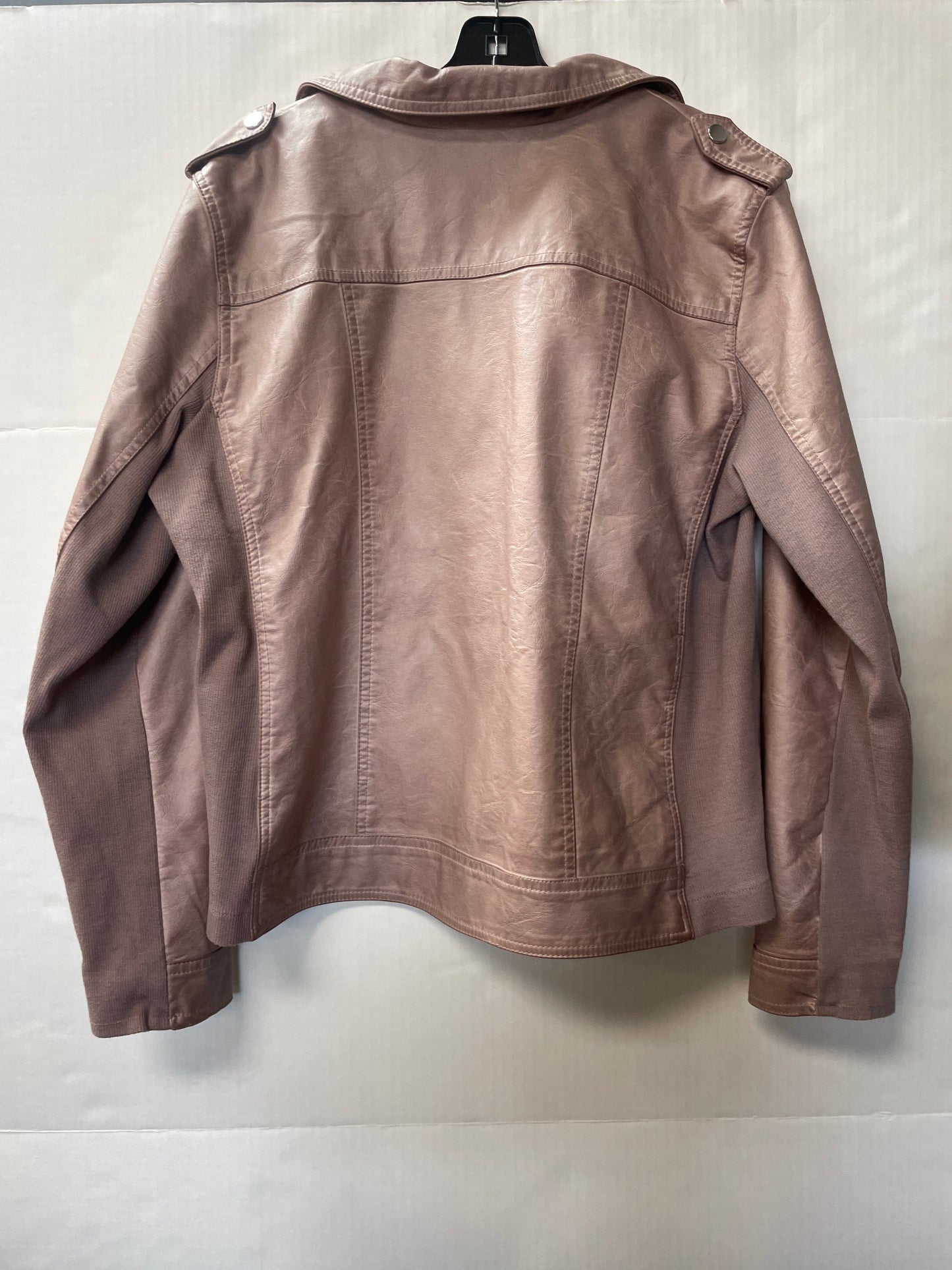 Jacket Moto By Maurices In Brown, Size: Xl