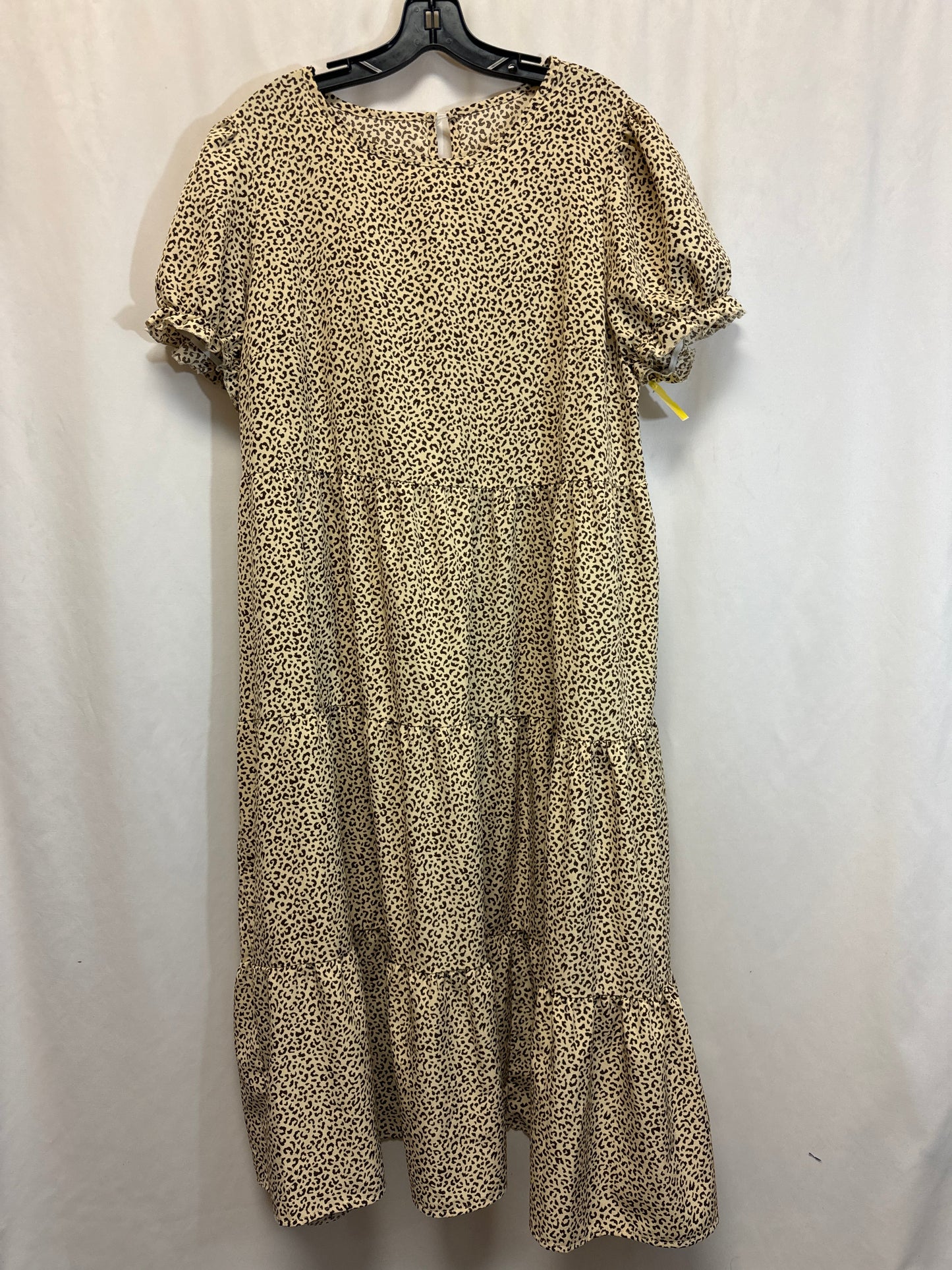 Dress Casual Maxi By Shein In Animal Print, Size: 2x