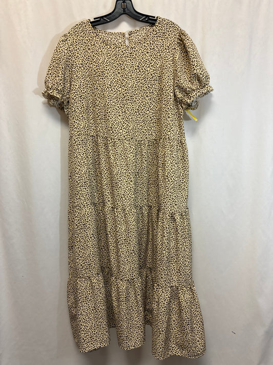 Dress Casual Maxi By Shein In Animal Print, Size: 2x