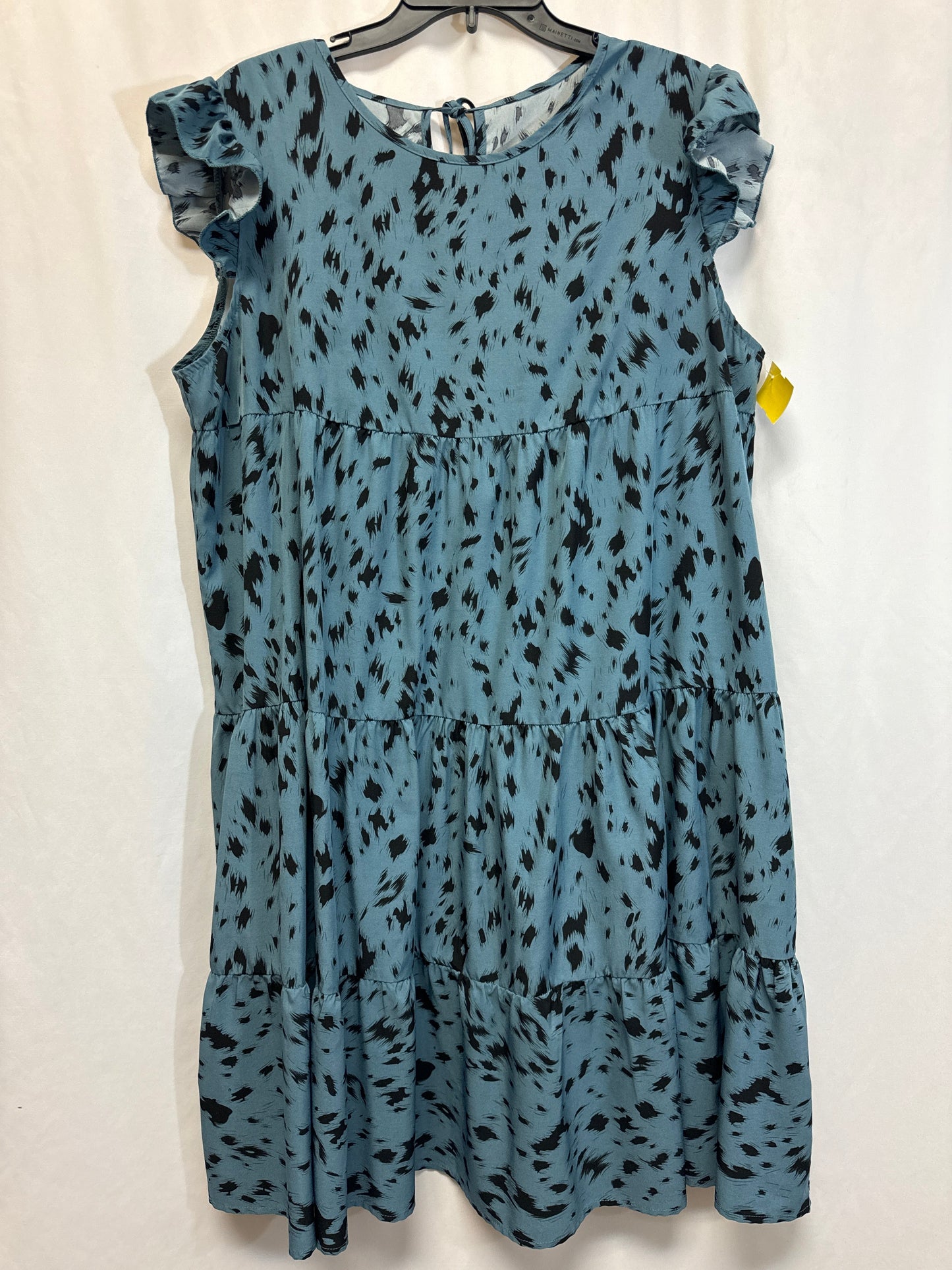 Dress Casual Midi By Shein In Blue, Size: 2x