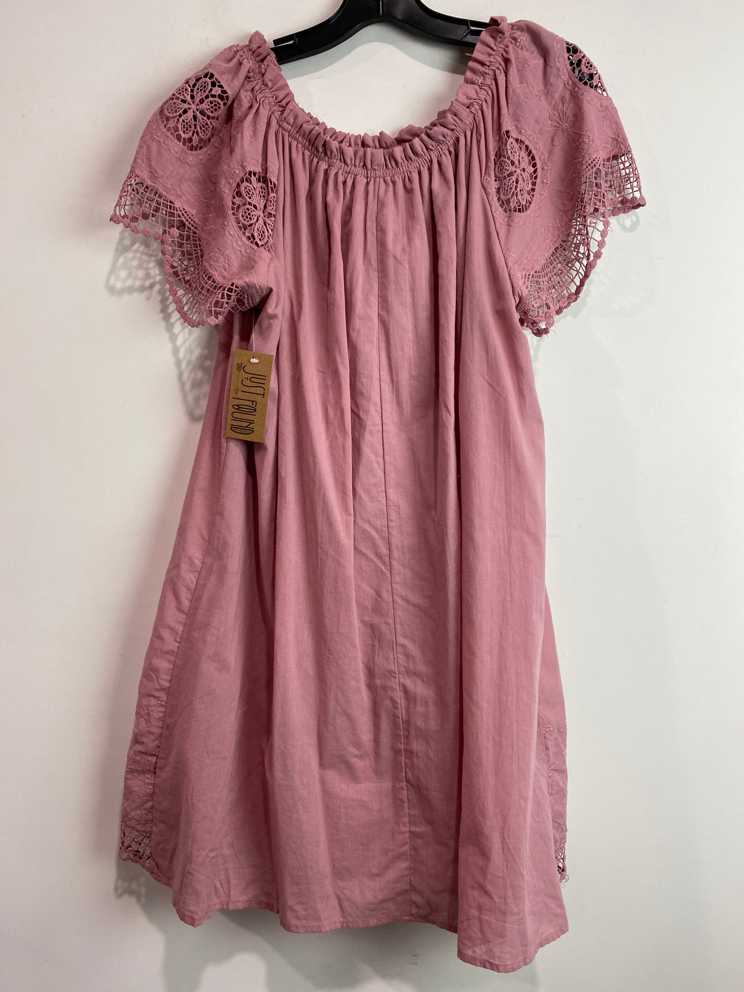 Dress Casual Midi By Cmf In Pink, Size: 2x