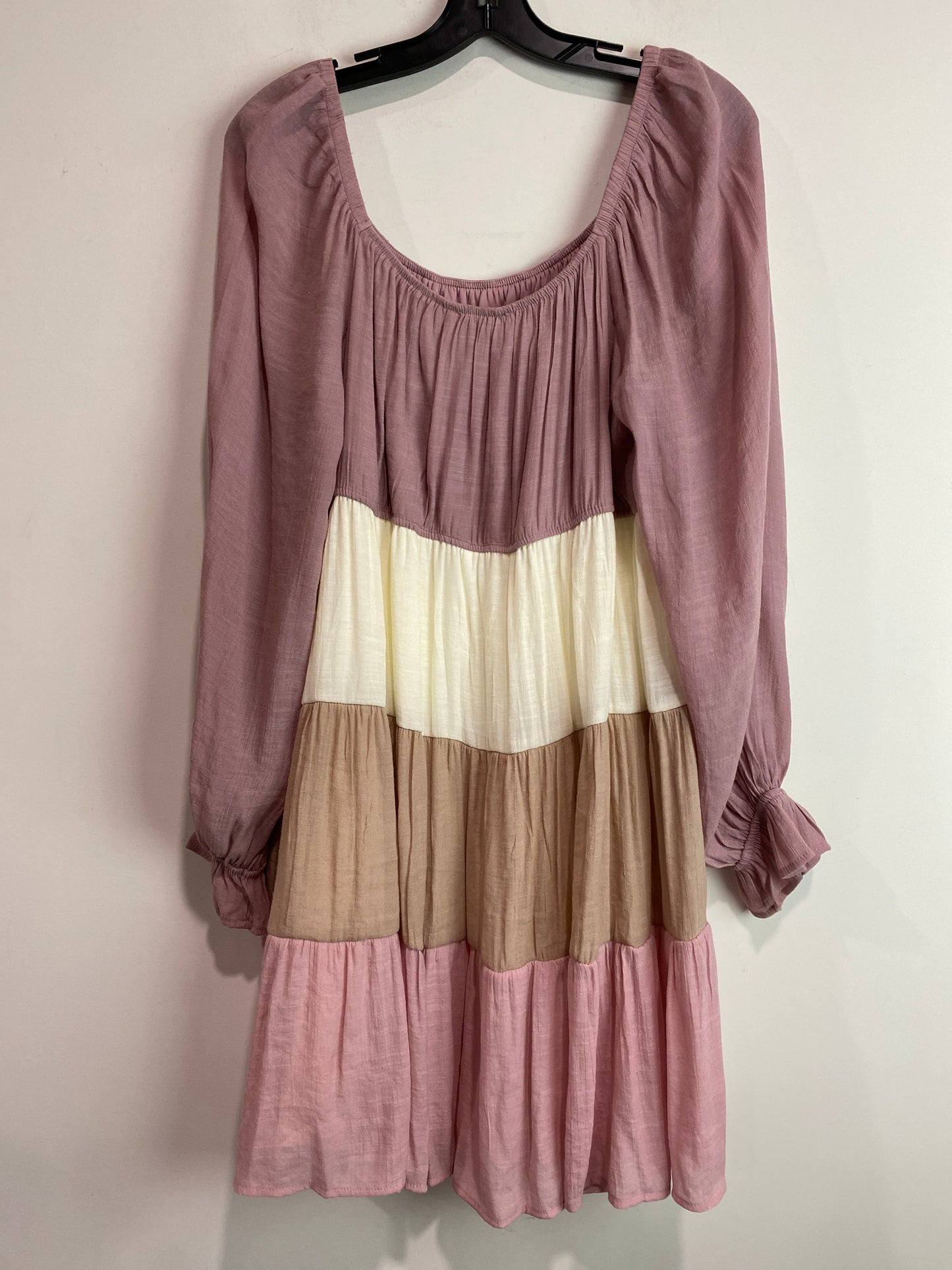 Dress Casual Midi By Sweet Wanderer In Mauve, Size: 2x