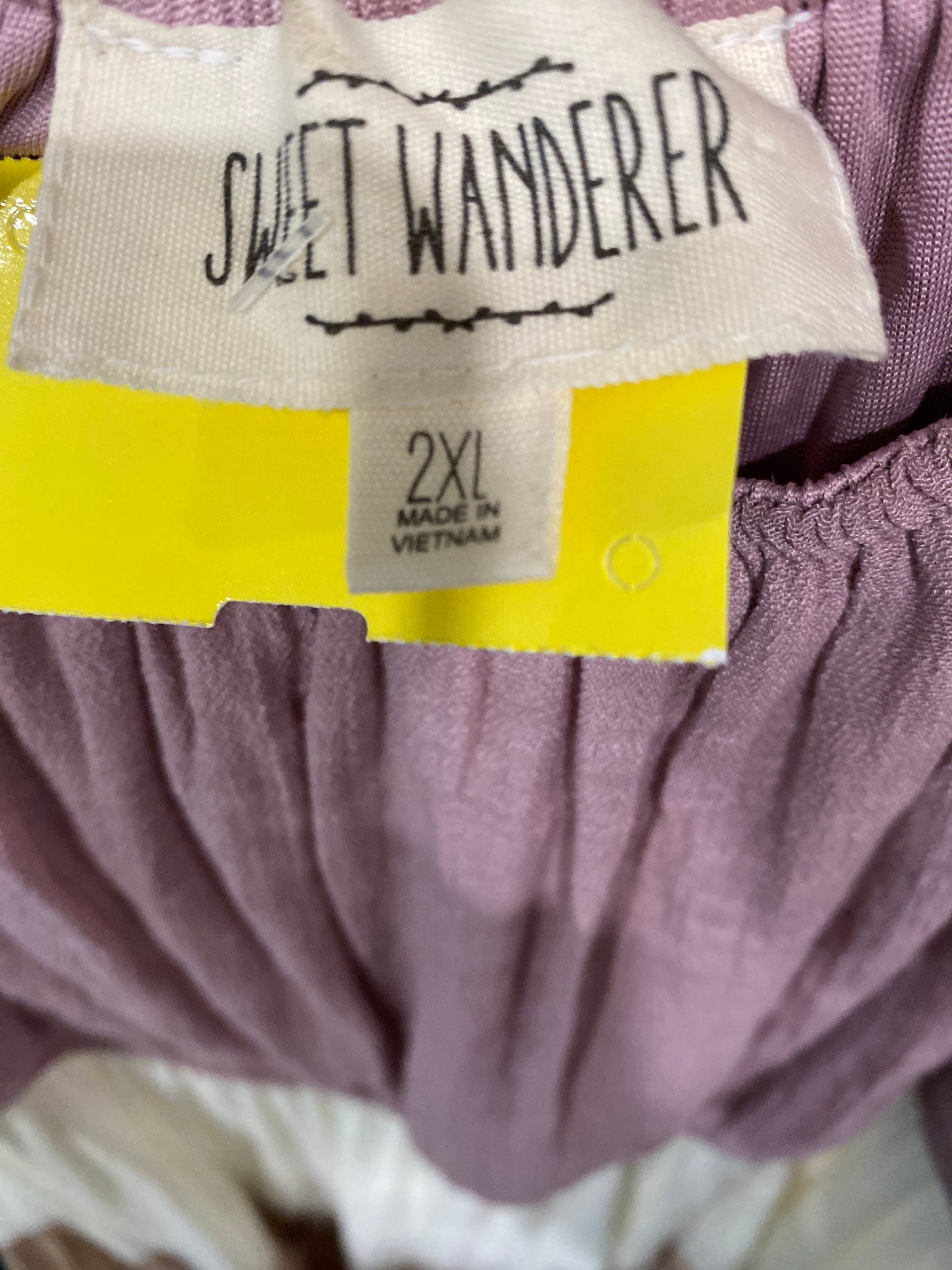 Dress Casual Midi By Sweet Wanderer In Mauve, Size: 2x