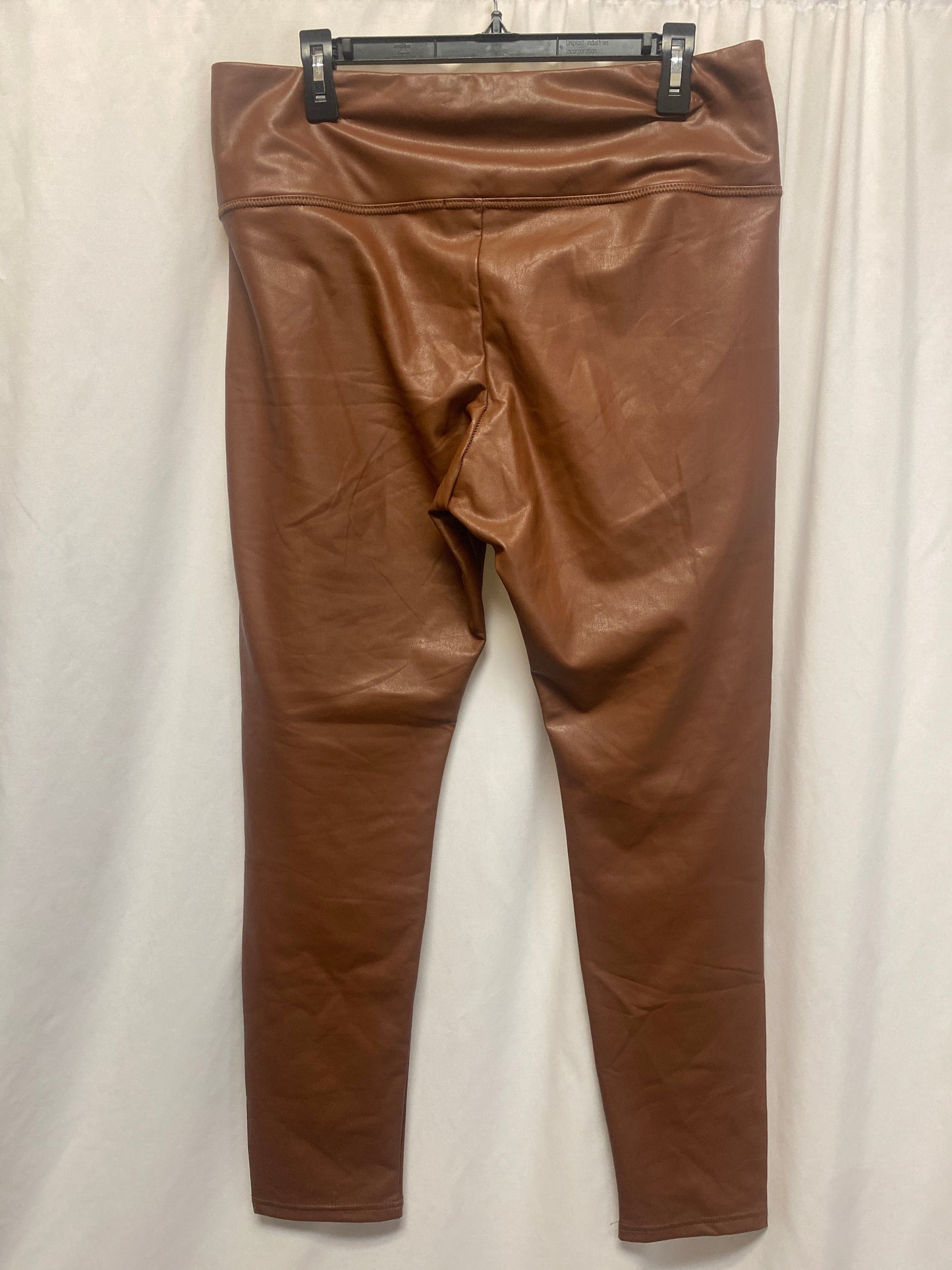 Pants Leggings By Clothes Mentor In Brown, Size: Xl