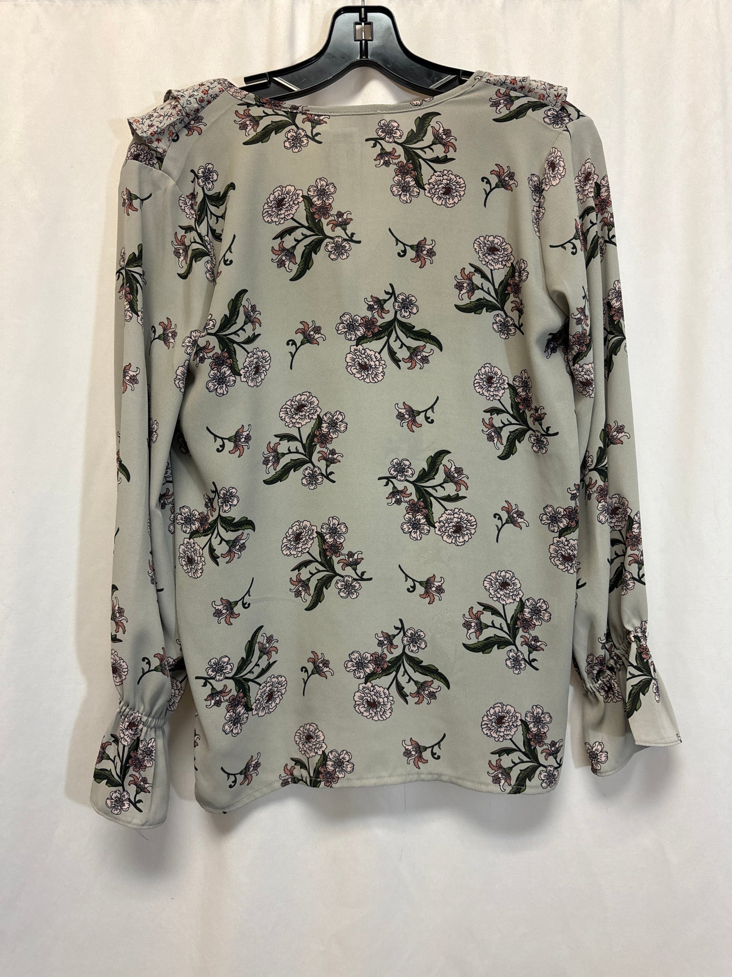 Top Long Sleeve By Loft In Grey, Size: Xsp