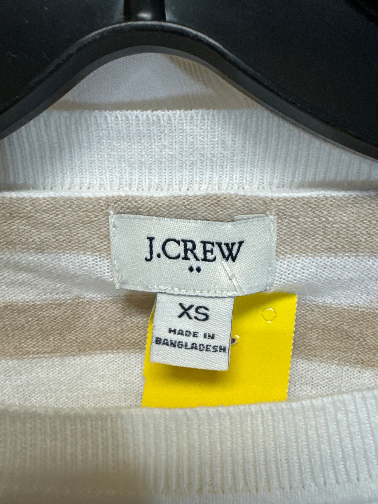 Top Long Sleeve By J. Crew In Beige, Size: Xs