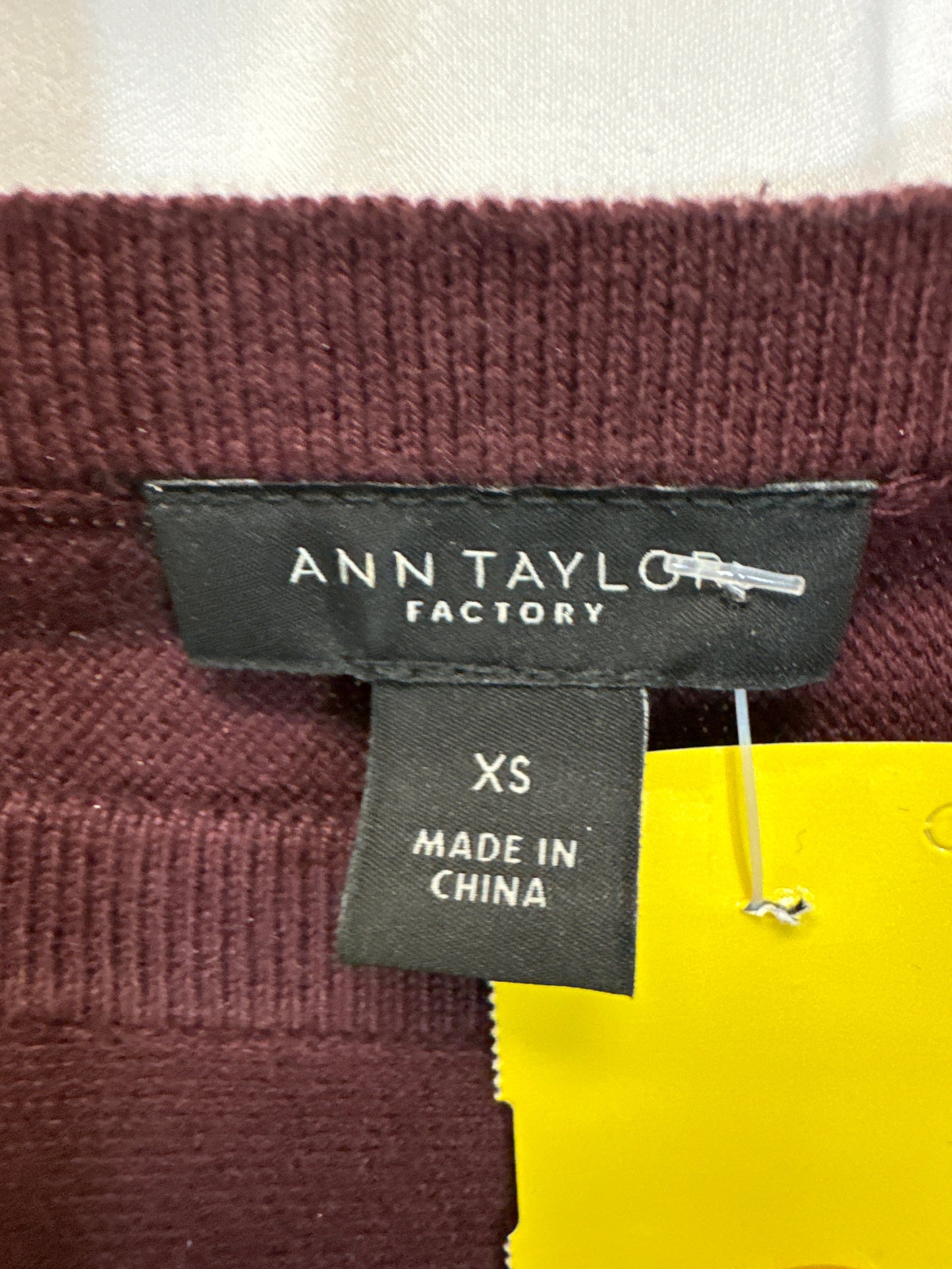 Sweater By Ann Taylor In Brown, Size: Xs