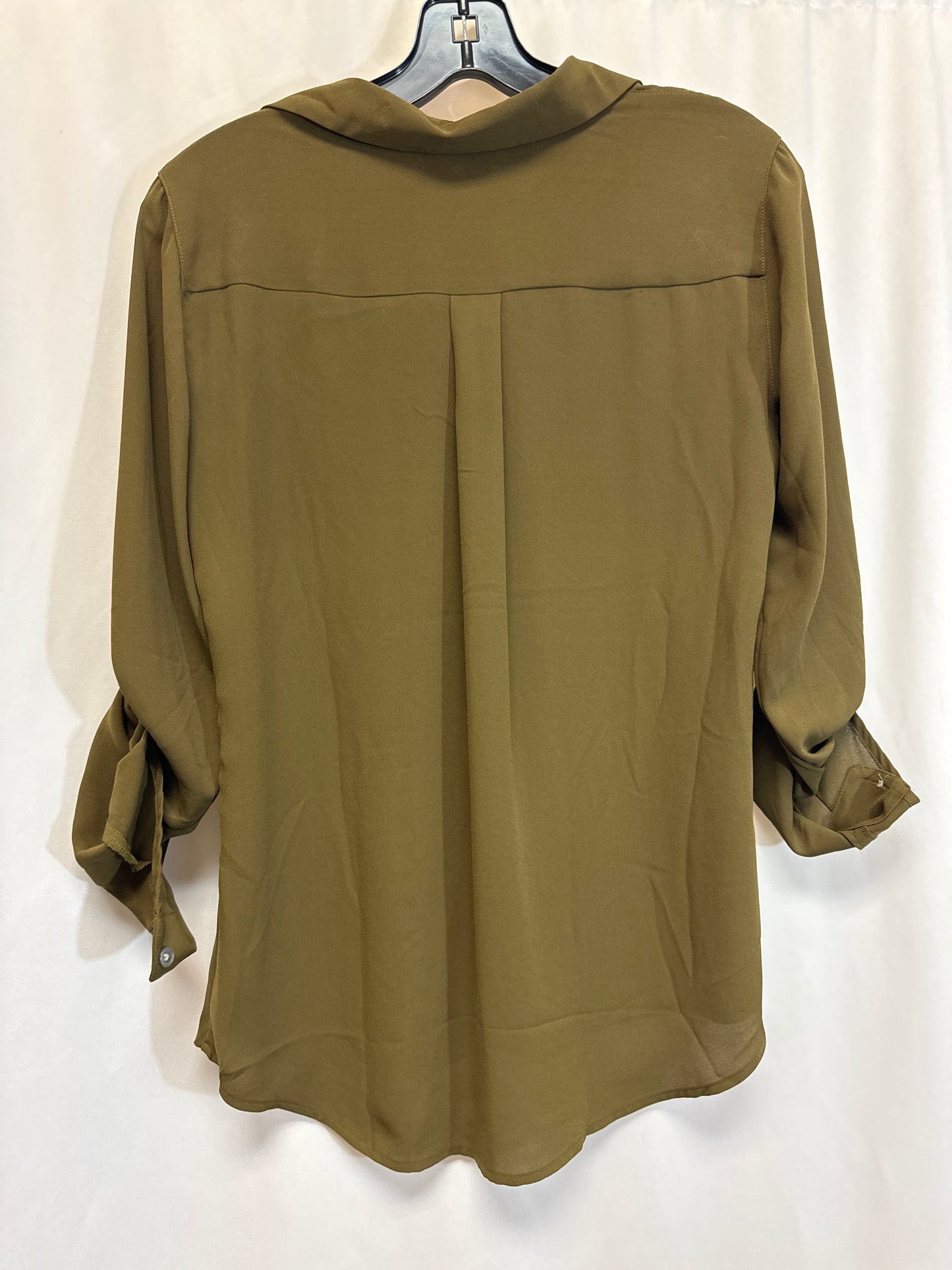 Top Long Sleeve By Loft In Green, Size: Xs