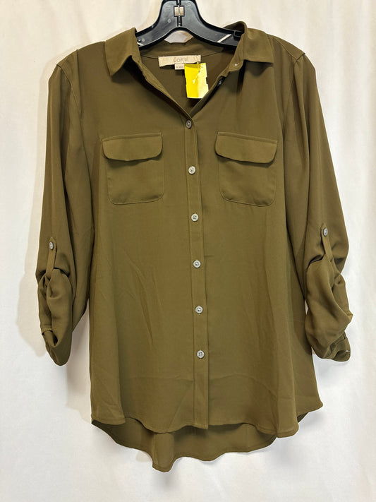 Top Long Sleeve By Loft In Green, Size: Xs