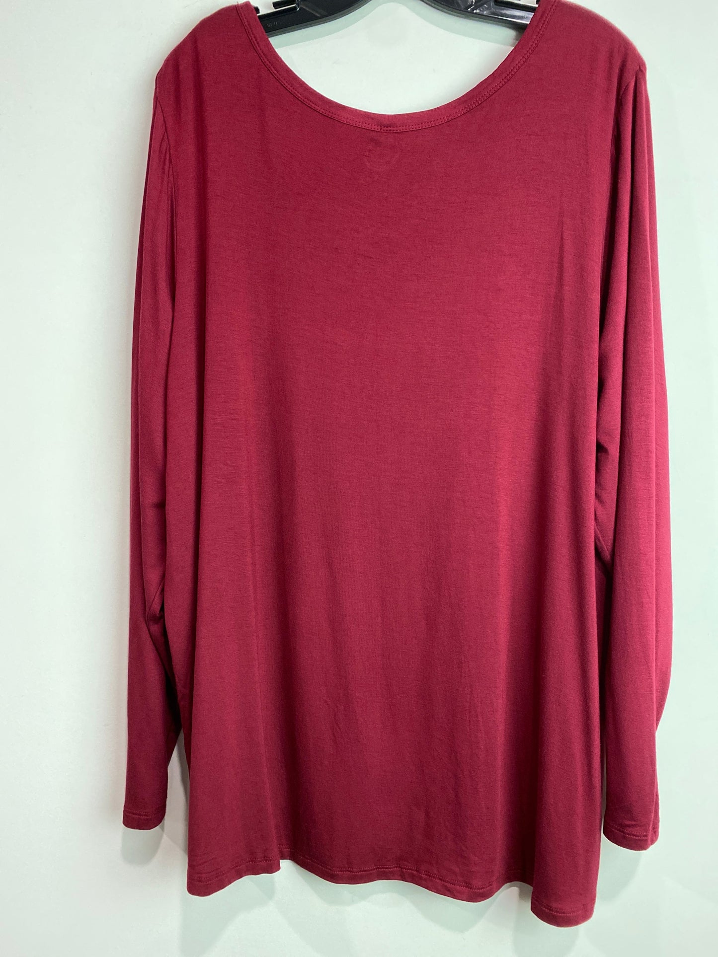 Top Long Sleeve By Maurices In Mauve, Size: 2x