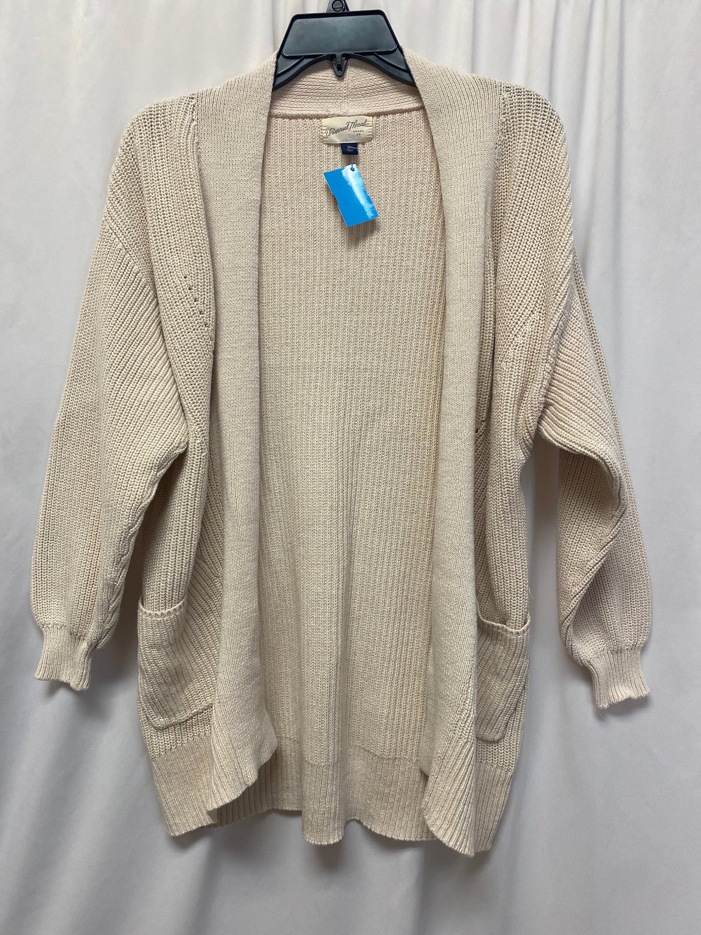 Sweater Cardigan By Universal Thread In Beige, Size: Xs