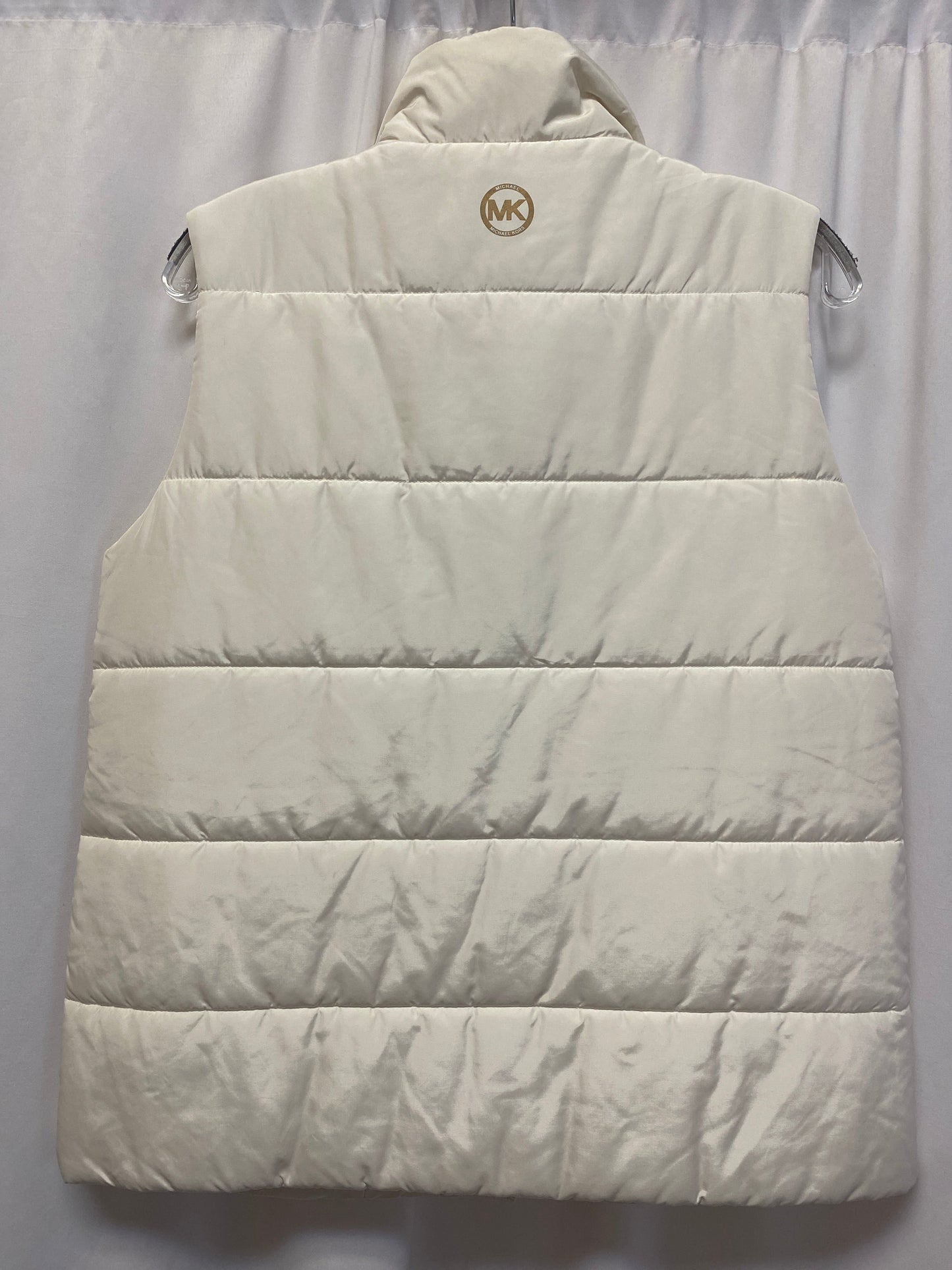 Vest Puffer & Quilted By Michael By Michael Kors In Cream, Size: L