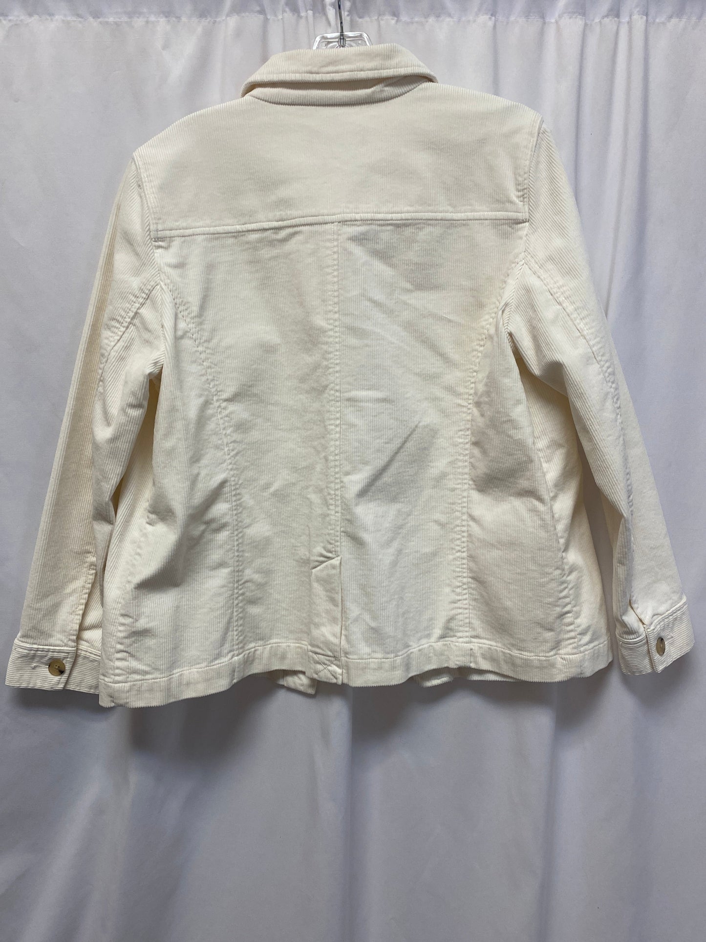 Jacket Other By Talbots In Cream, Size: Lp