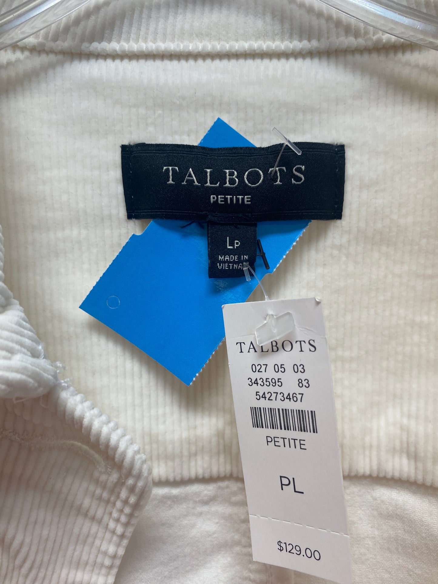 Jacket Other By Talbots In Cream, Size: Lp