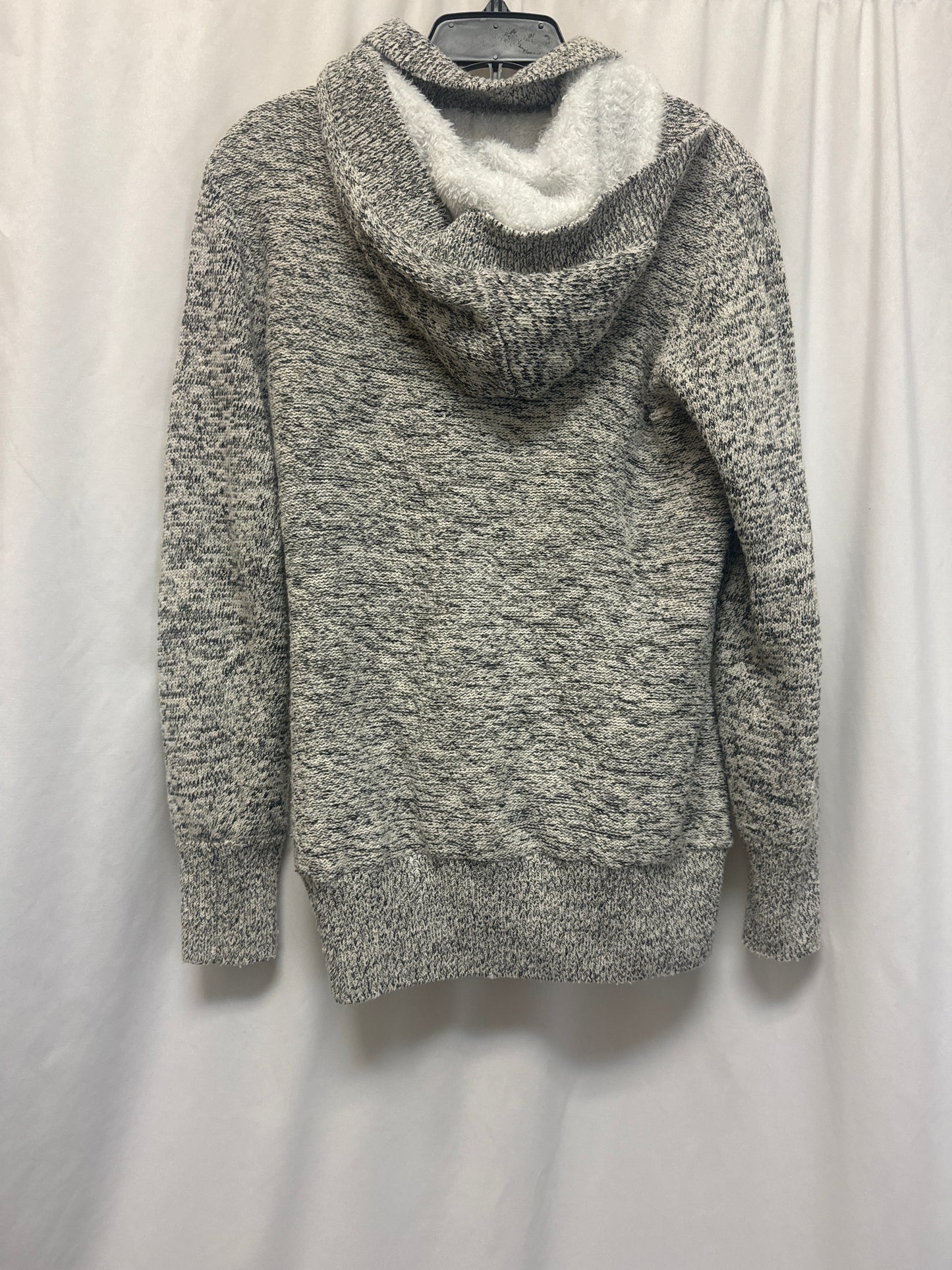 Sweater Cardigan By Clothes Mentor In Grey, Size: M