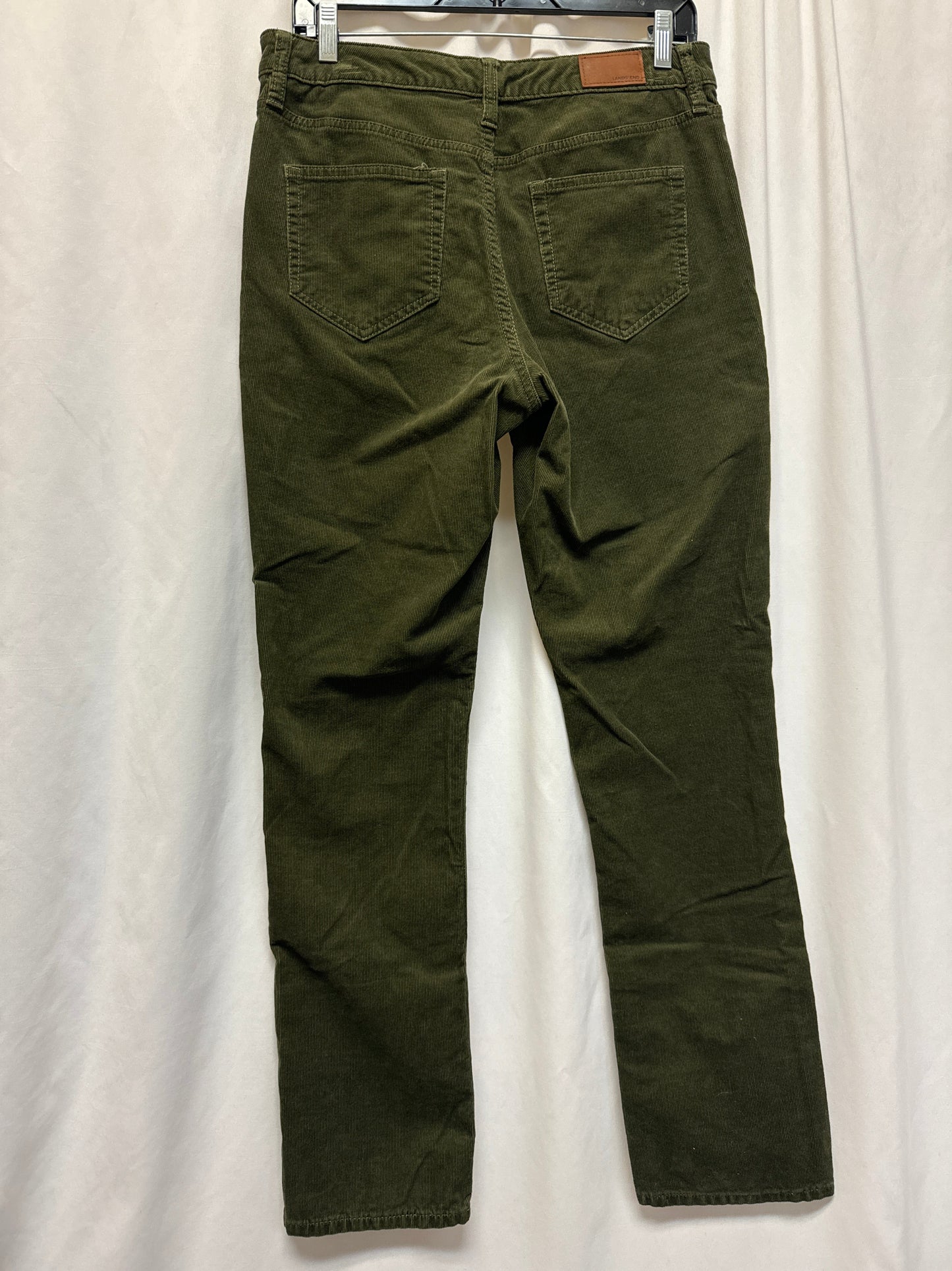 Pants Corduroy By Lands End In Green, Size: 8