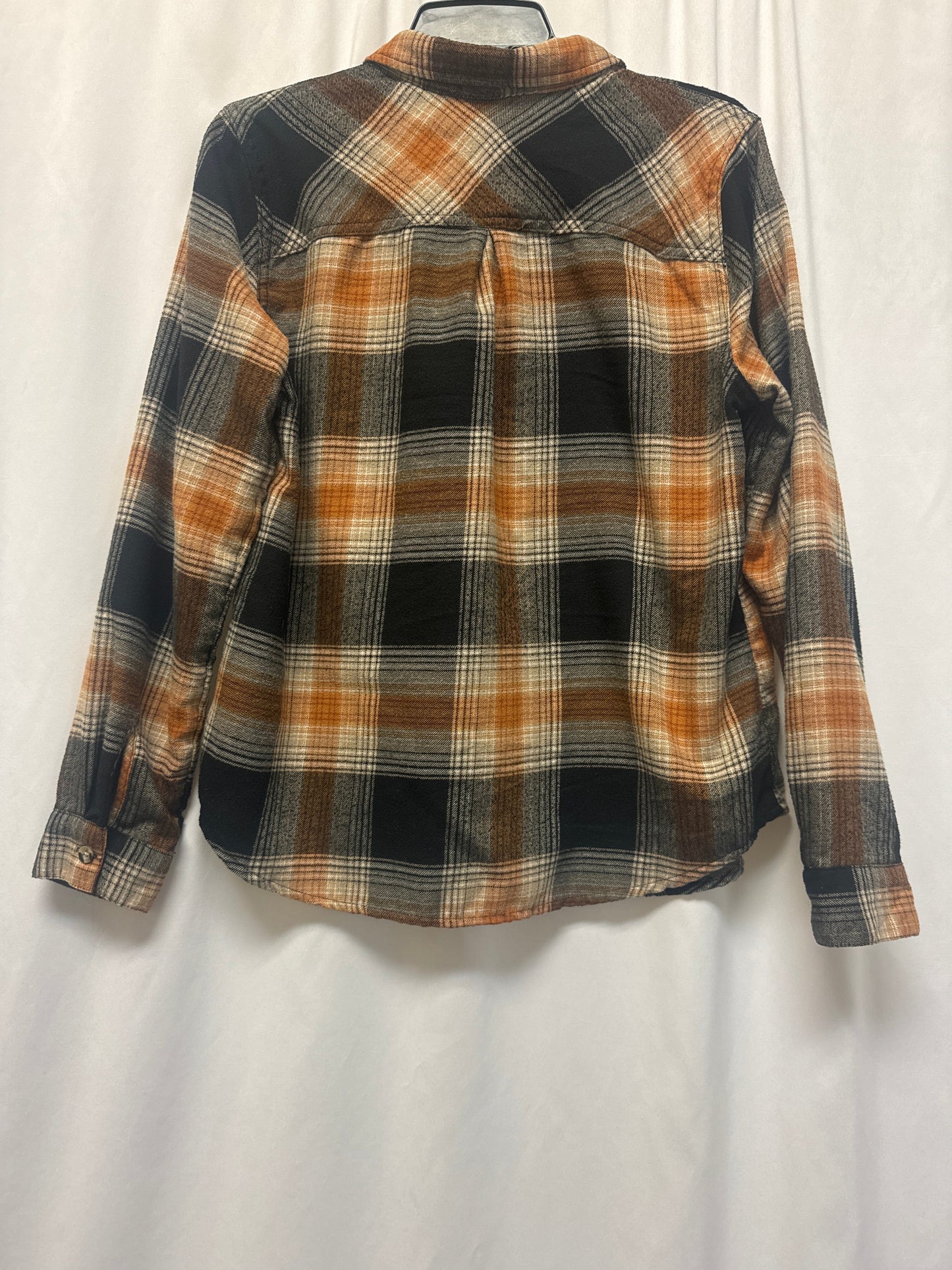 Top Long Sleeve By Maurices In Brown, Size: M