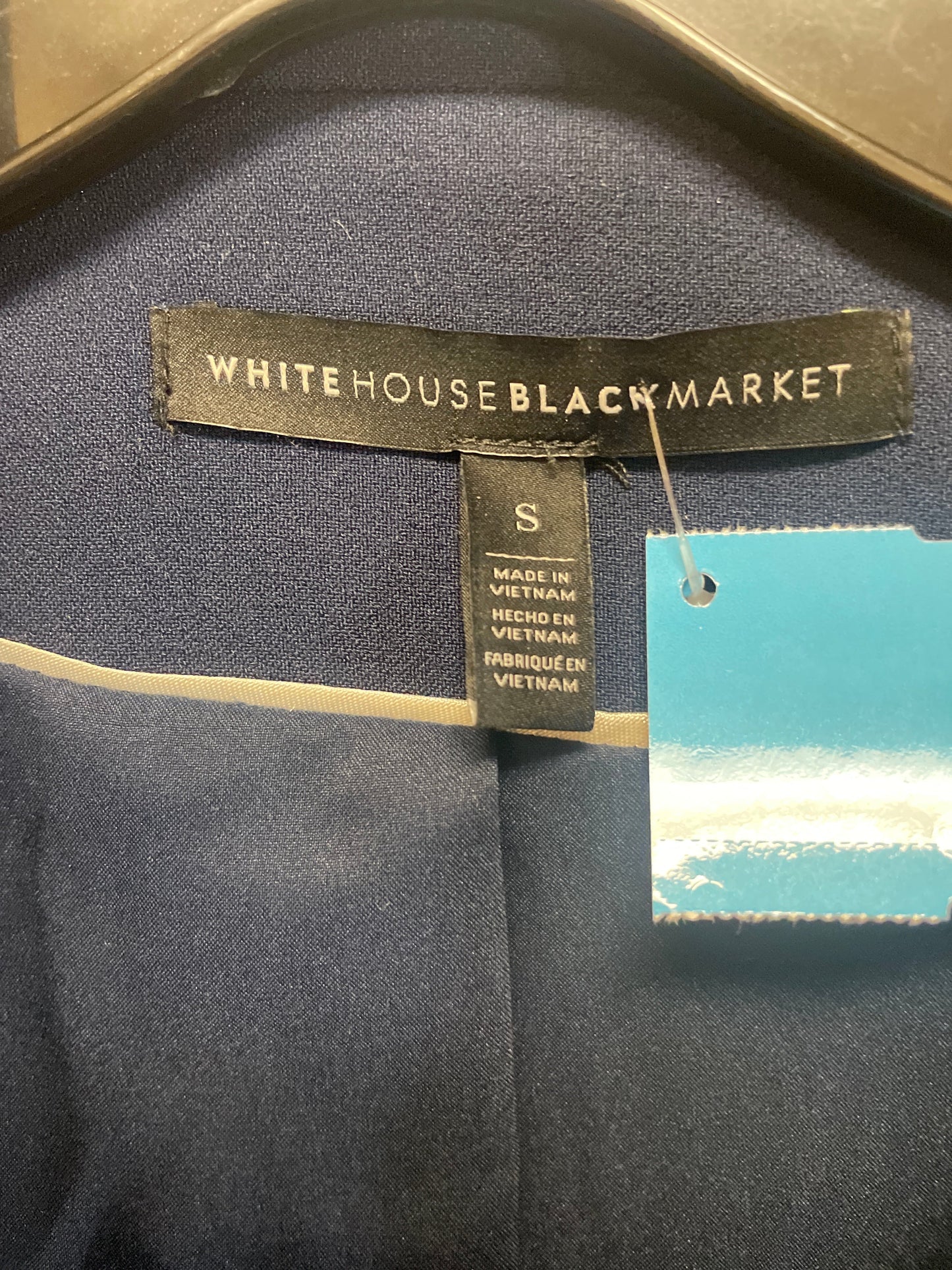 Coat Trench Coat By White House Black Market In Blue, Size: S