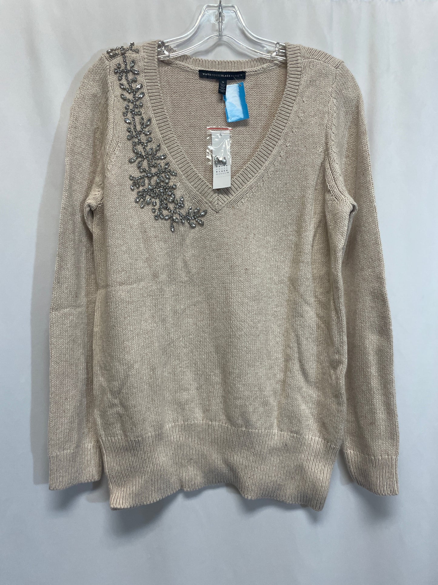 Sweater By White House Black Market In Beige, Size: M