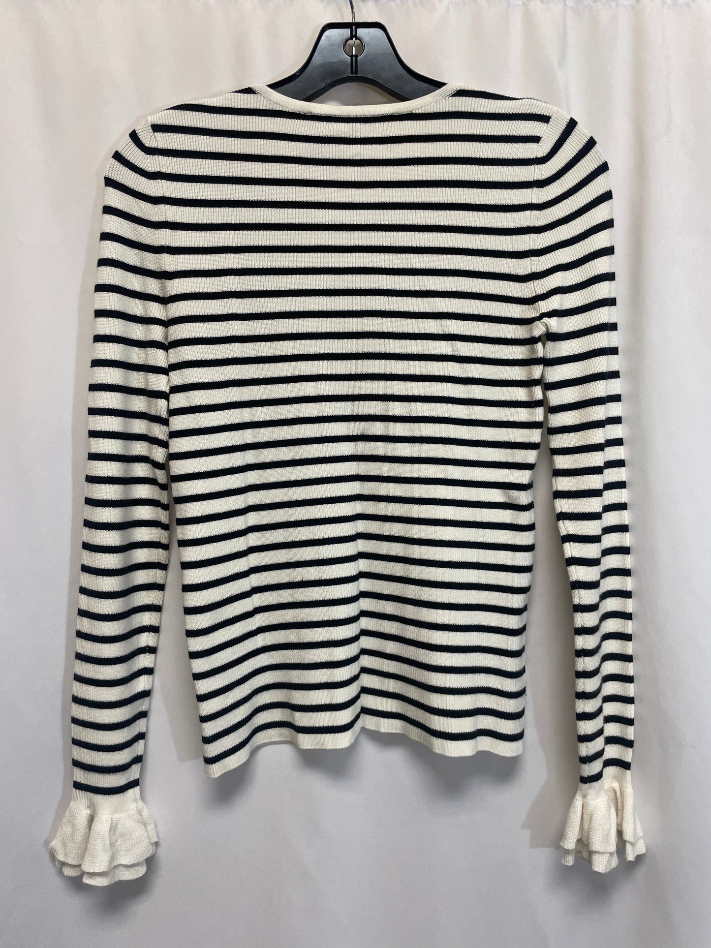 Sweater By White House Black Market In Black & White, Size: Xs