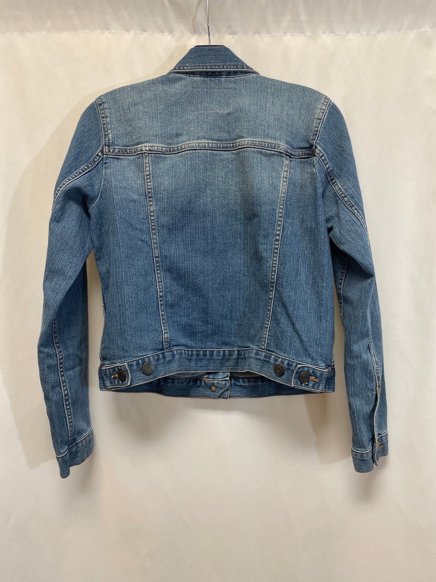 Jacket Denim By Banana Republic In Blue Denim, Size: S