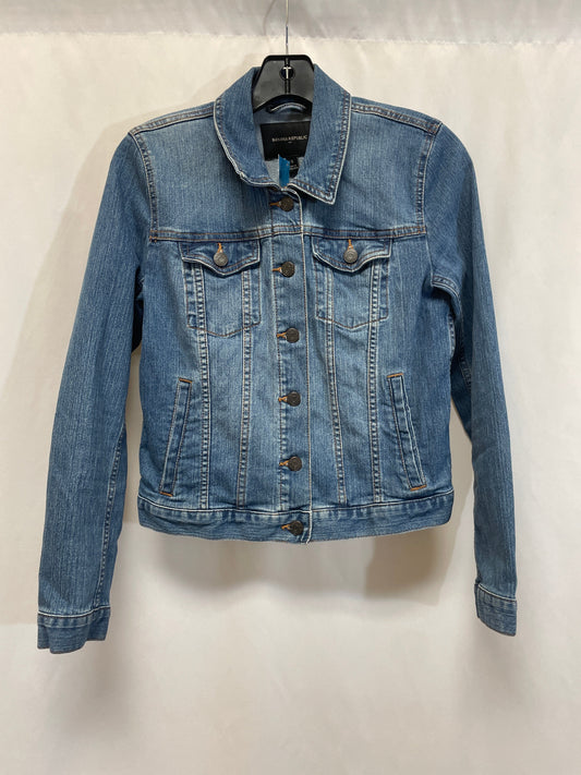 Jacket Denim By Banana Republic In Blue Denim, Size: S