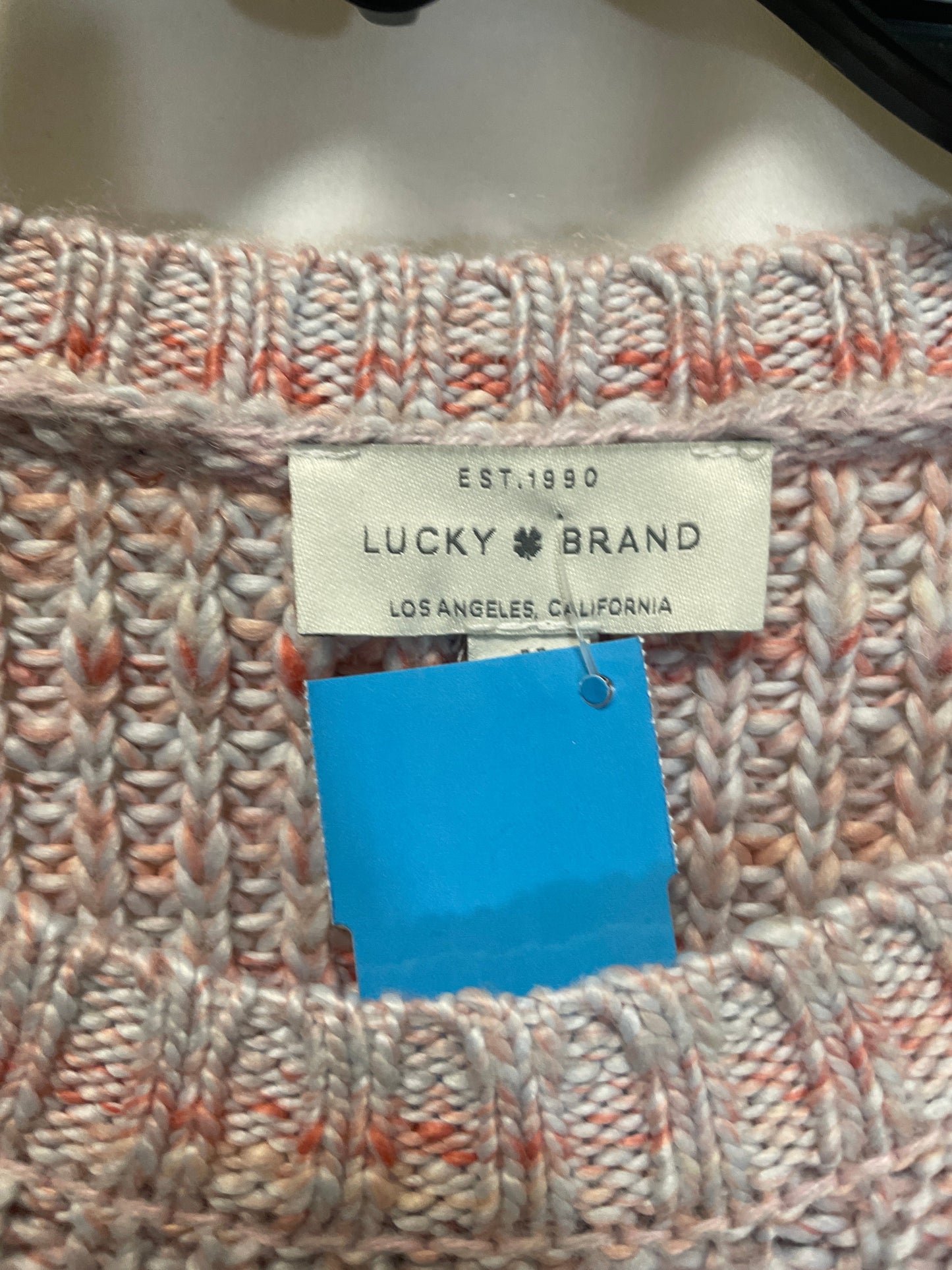 Sweater By Lucky Brand In Pink, Size: M