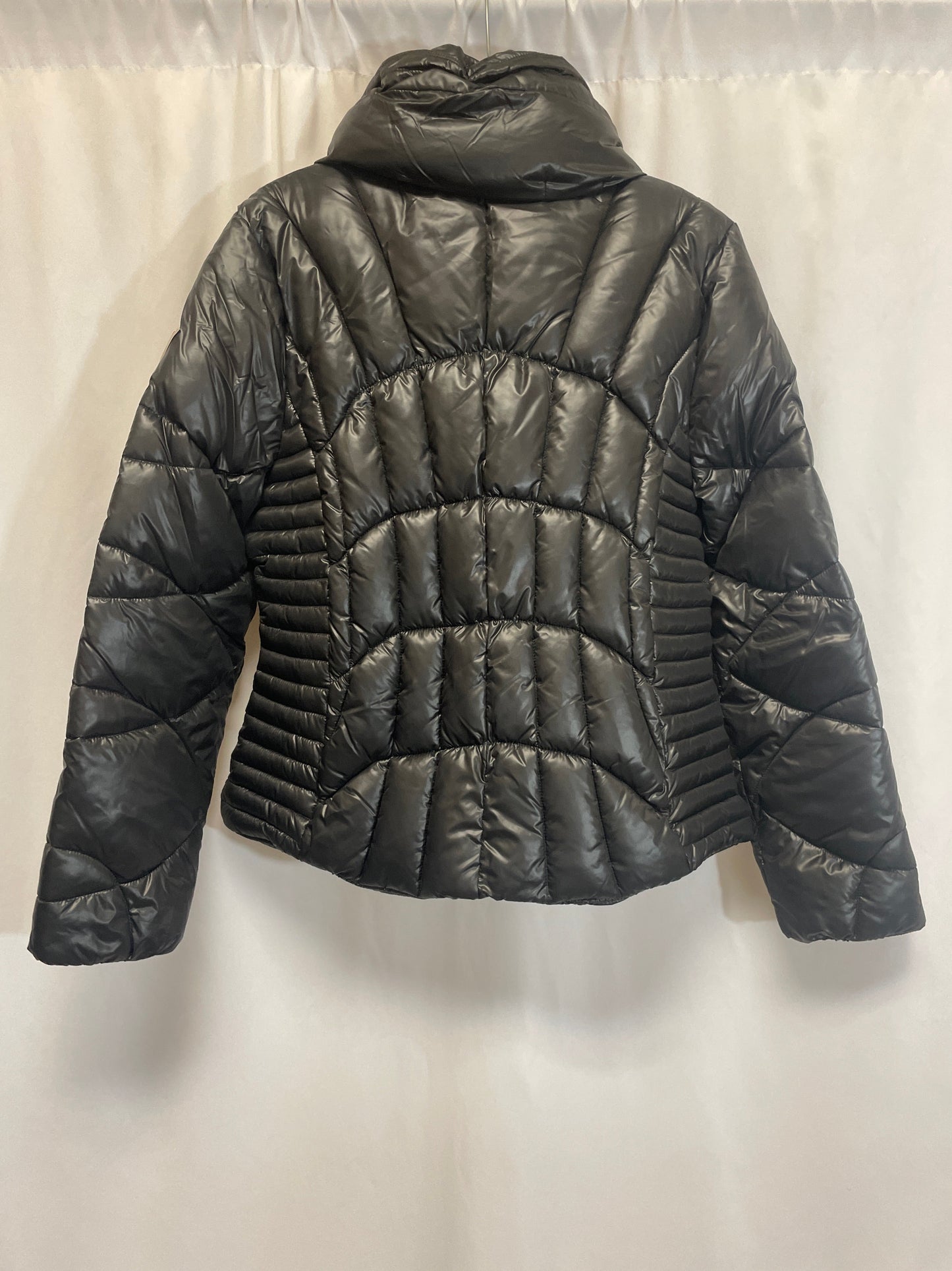 Coat Puffer & Quilted By Guess In Black, Size: L