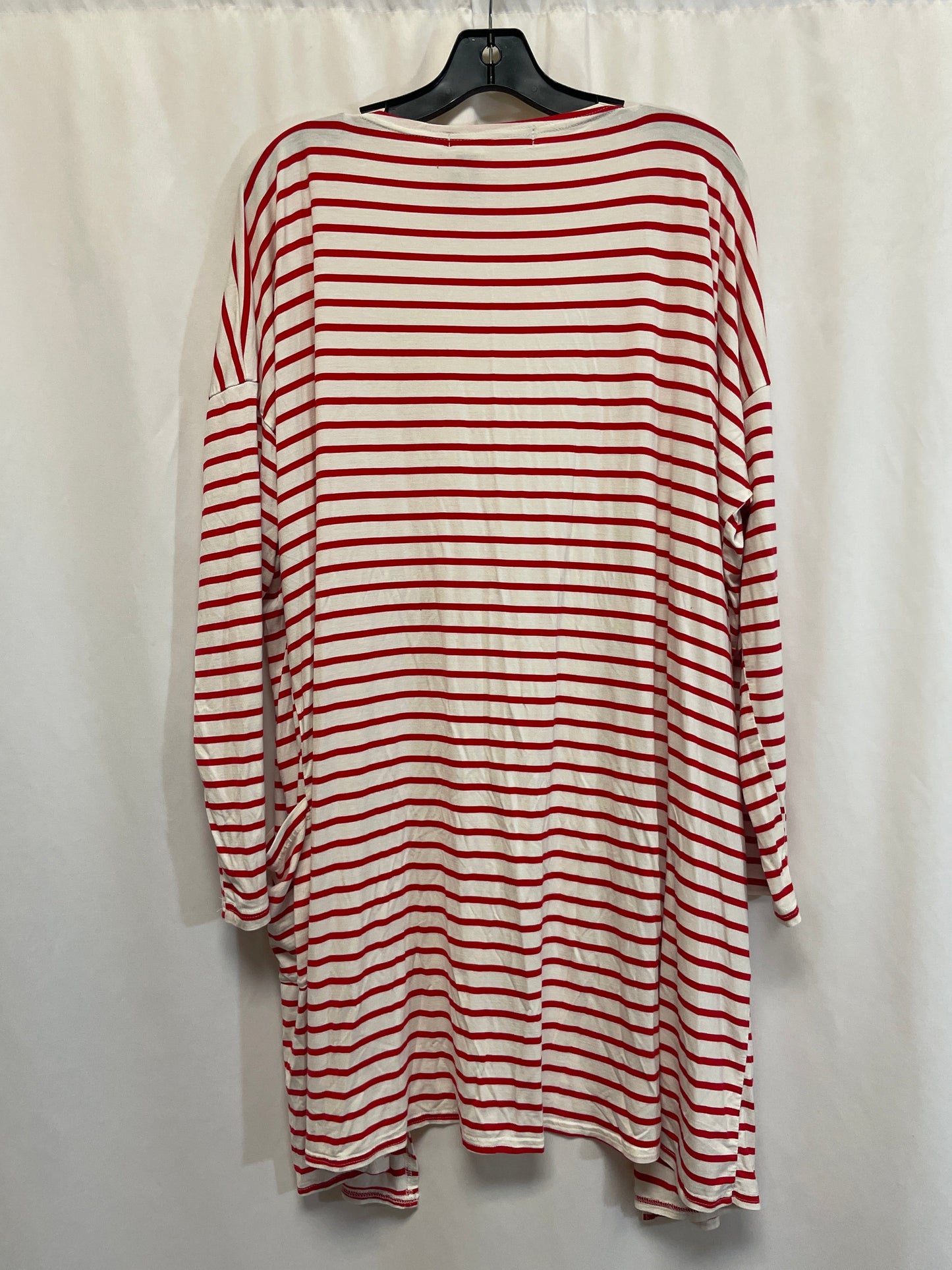 Cardigan By Clothes Mentor In Red, Size: Xl