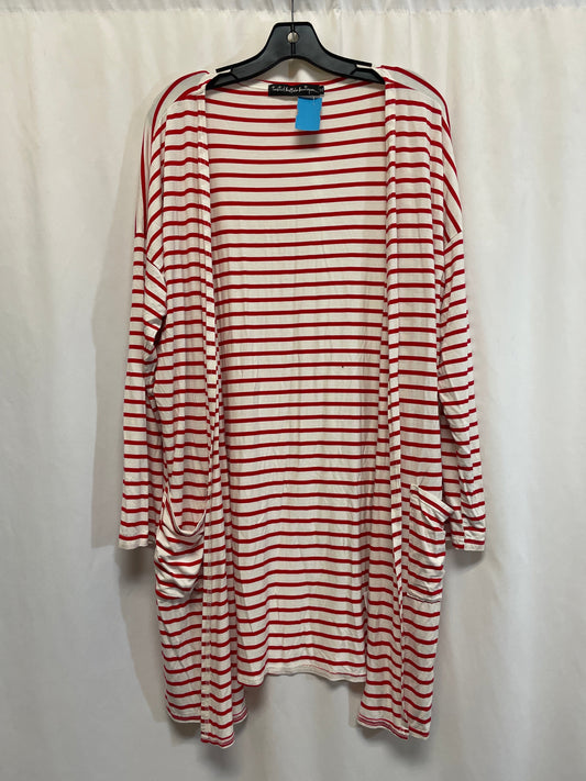 Cardigan By Clothes Mentor In Red, Size: Xl