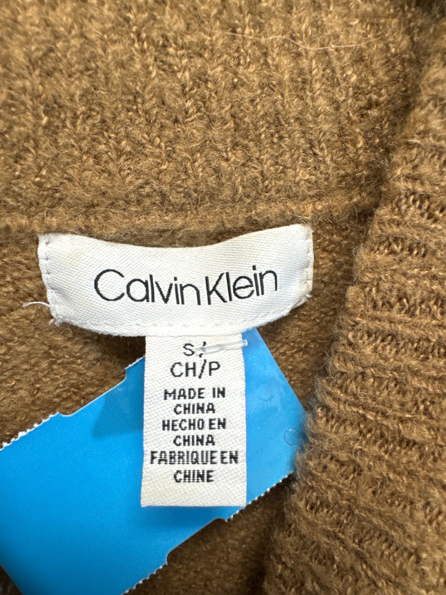 Sweater By Calvin Klein In Brown, Size: S