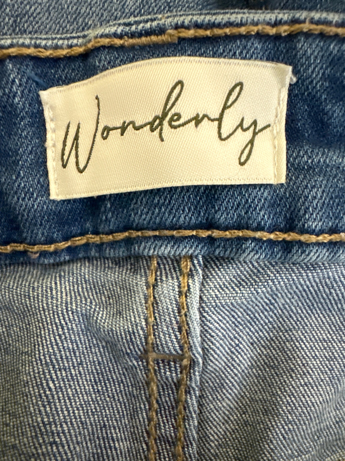 Jeans Boot Cut By Wonderly In Blue Denim, Size: 10