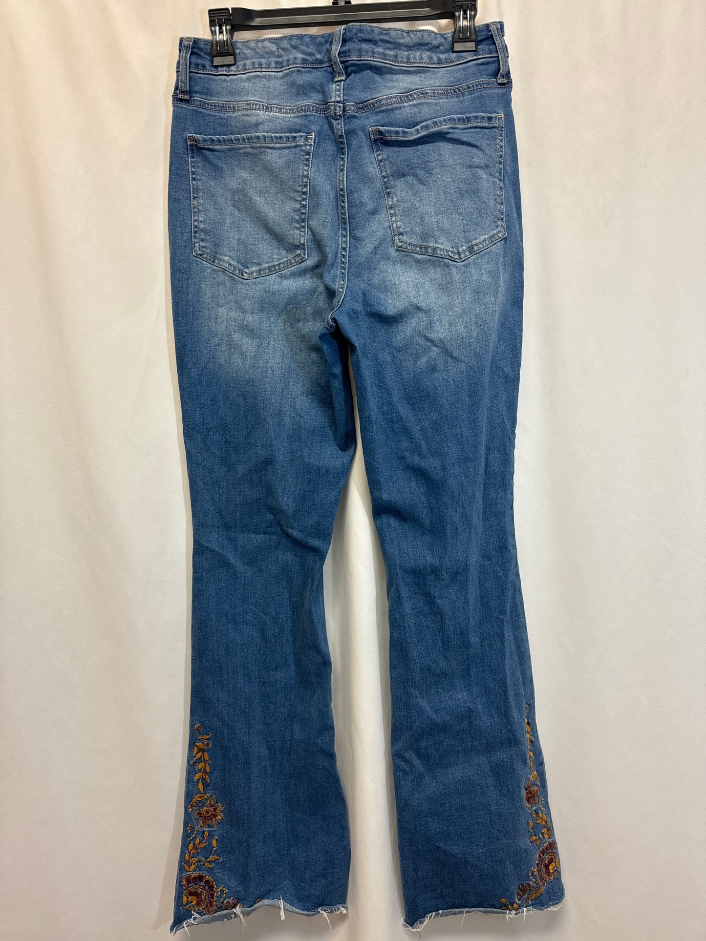 Jeans Boot Cut By Wonderly In Blue Denim, Size: 10