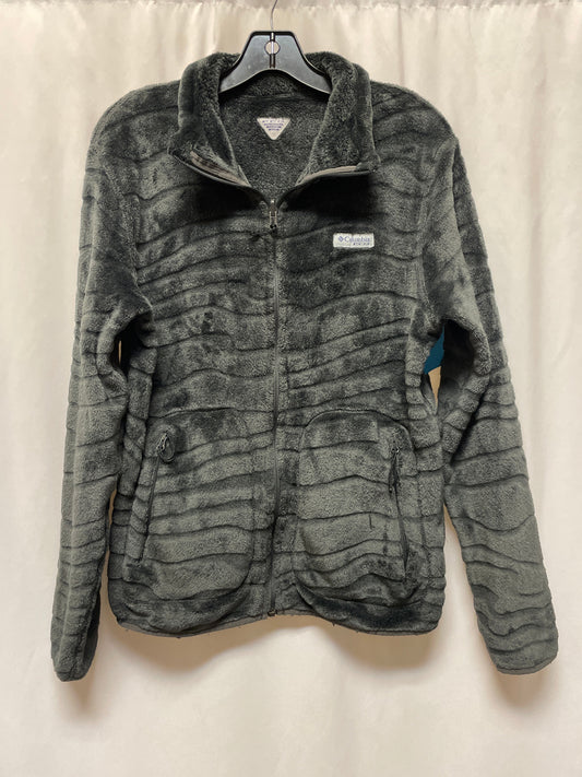 Jacket Fleece By Columbia In Grey, Size: S